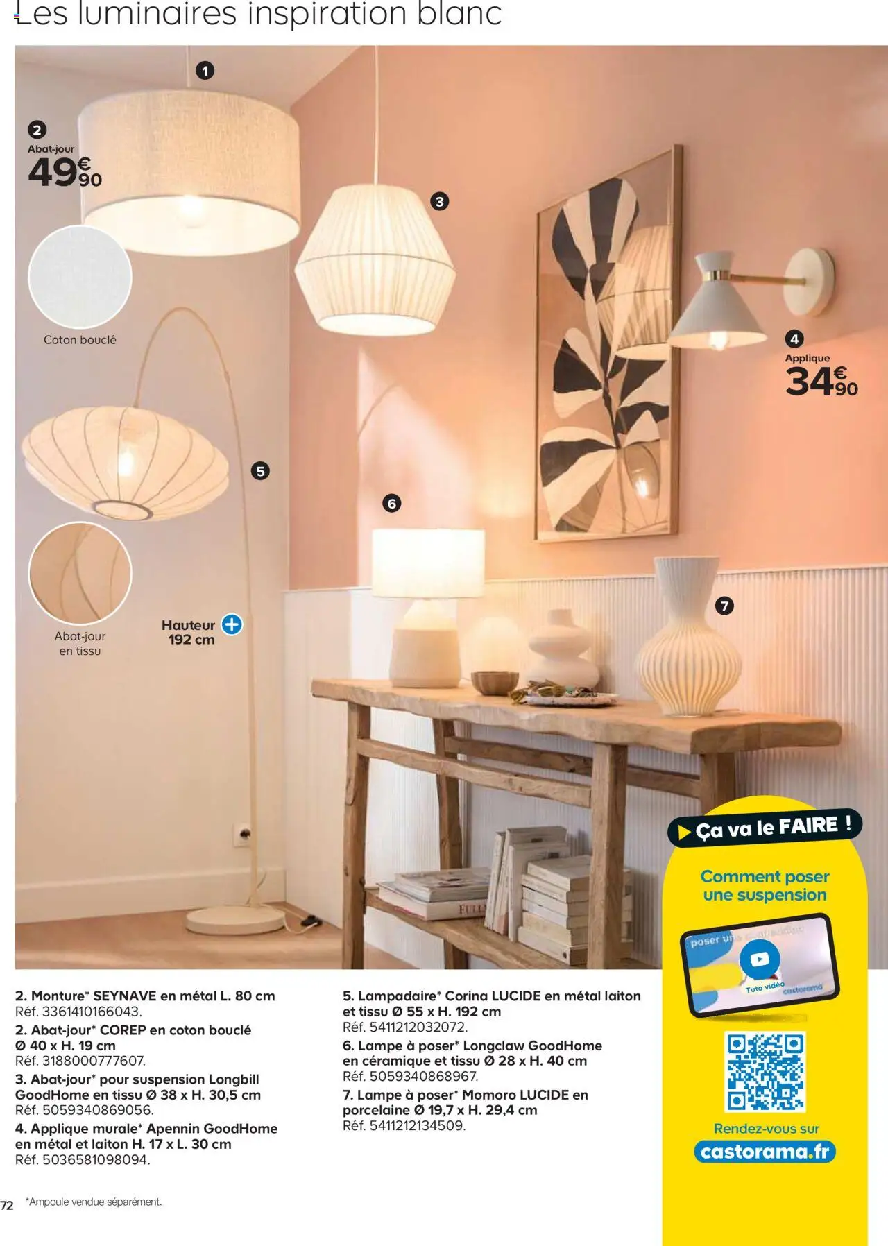 {H1} | Page: 72 | Produits: Coton, Porcelaine, Suspension, Blinis