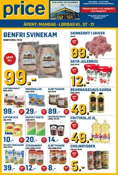 Forhåndsvisning av Price Lagerbutikk kundeavis gyldig fra 11.11.2025 | Side: 1