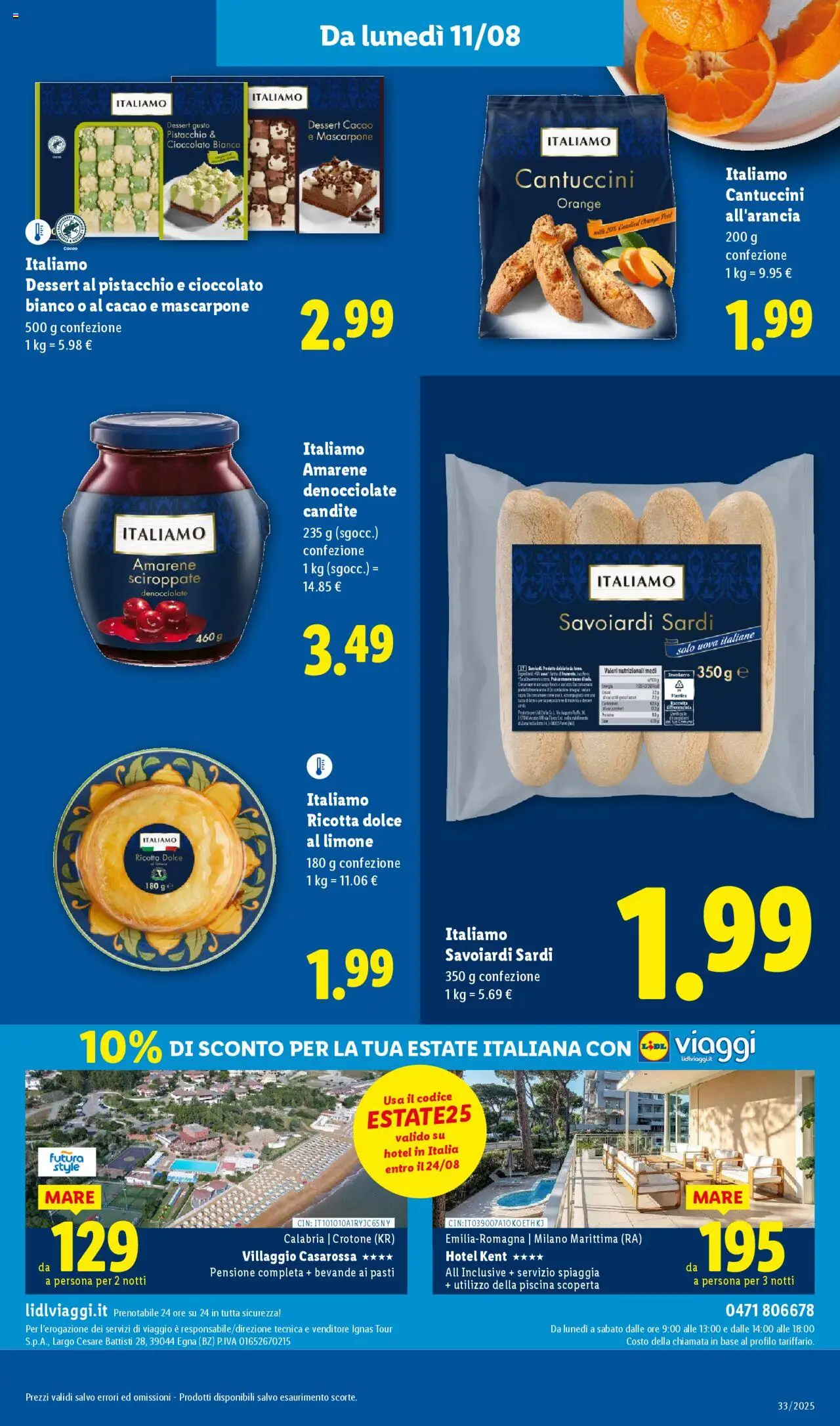 Volantino Lidl del 11.08.2025 | Pagina: 23 | Prodotti: Uova, Limone, Piscina, The