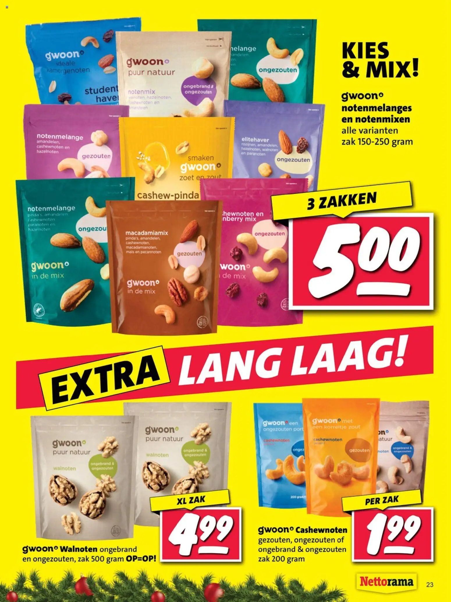 {H1} | Pagina: 23 | Producten: Noten, Zak, Maïs, Cashewnoten