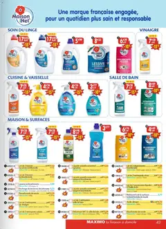 Maximo - Prévisualisation de Maximo catalogue epicerie valide à partir de 27.03.2026 | Page: 43 | Produits: Acide citrique, Liquide vaisselle, Mousse, Vinaigre