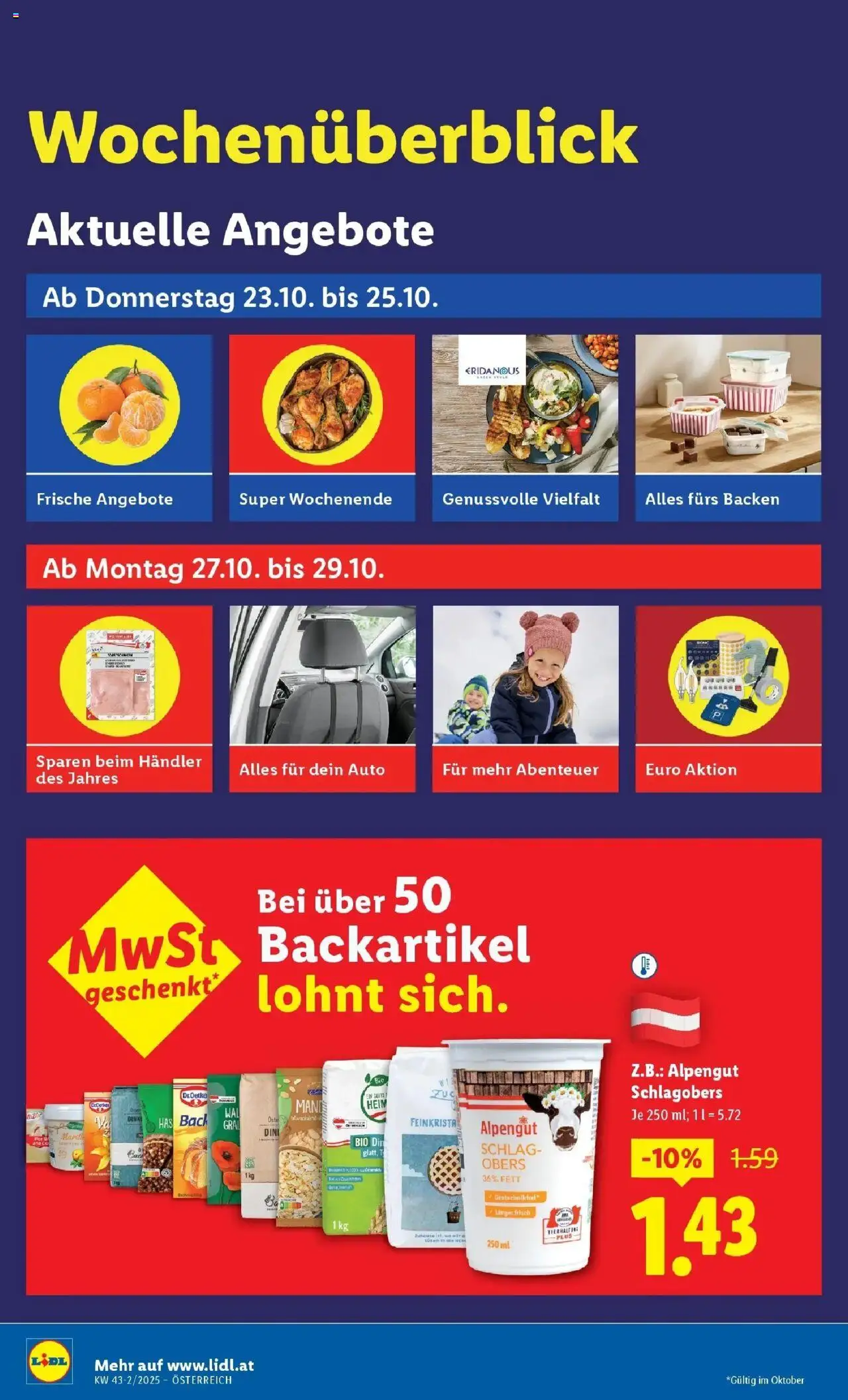 Lidl Flugblatt - Jenbach, Eferding, Dornbirn ab 23.10.2025 - Angebote ab donnerstag | Seite: 2