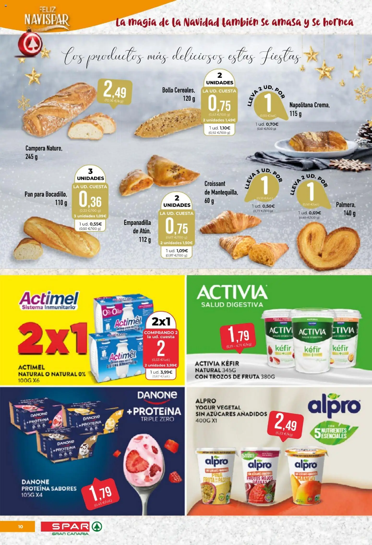 Spar - folleto │ válido desde el 12.12.2025 | Página: 10 | Productos: Yogur, Croissant, Piña, Ρούτερ