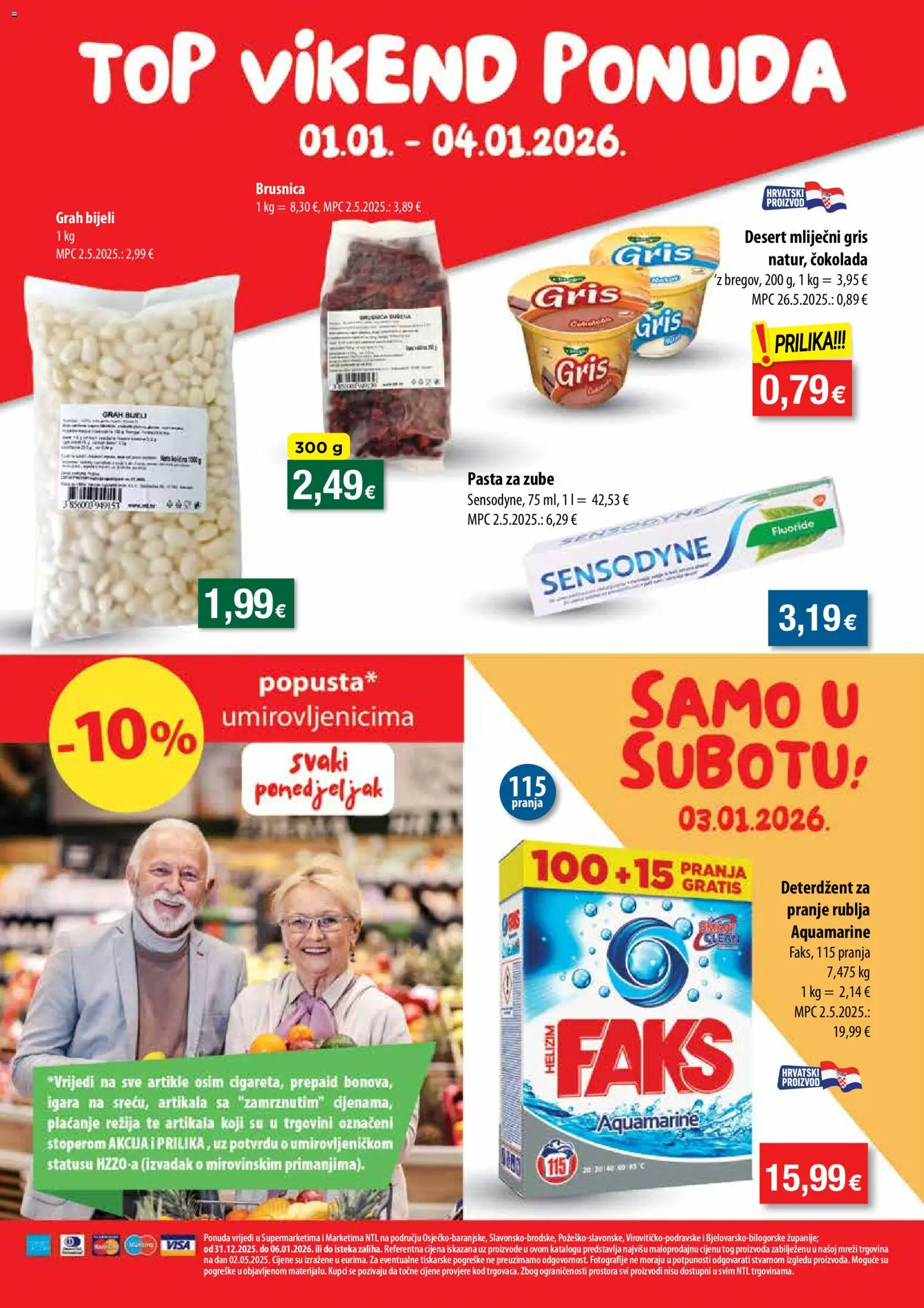 NTL katalog | vrijedi od 31.12.2025 | Stranica: 9 | Proizvodi: Faks, Pasta za zube, Deterdžent, Sensodyne