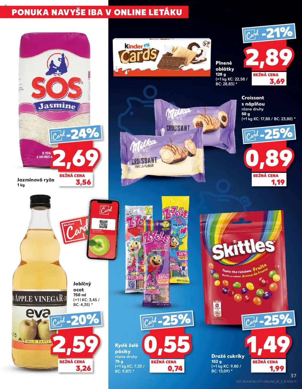 Nové Kaufland akcie – leták je platný od 04.09.2025 | Strana: 37 | Produkty: Apple, Cukríky, Múka, Ocot