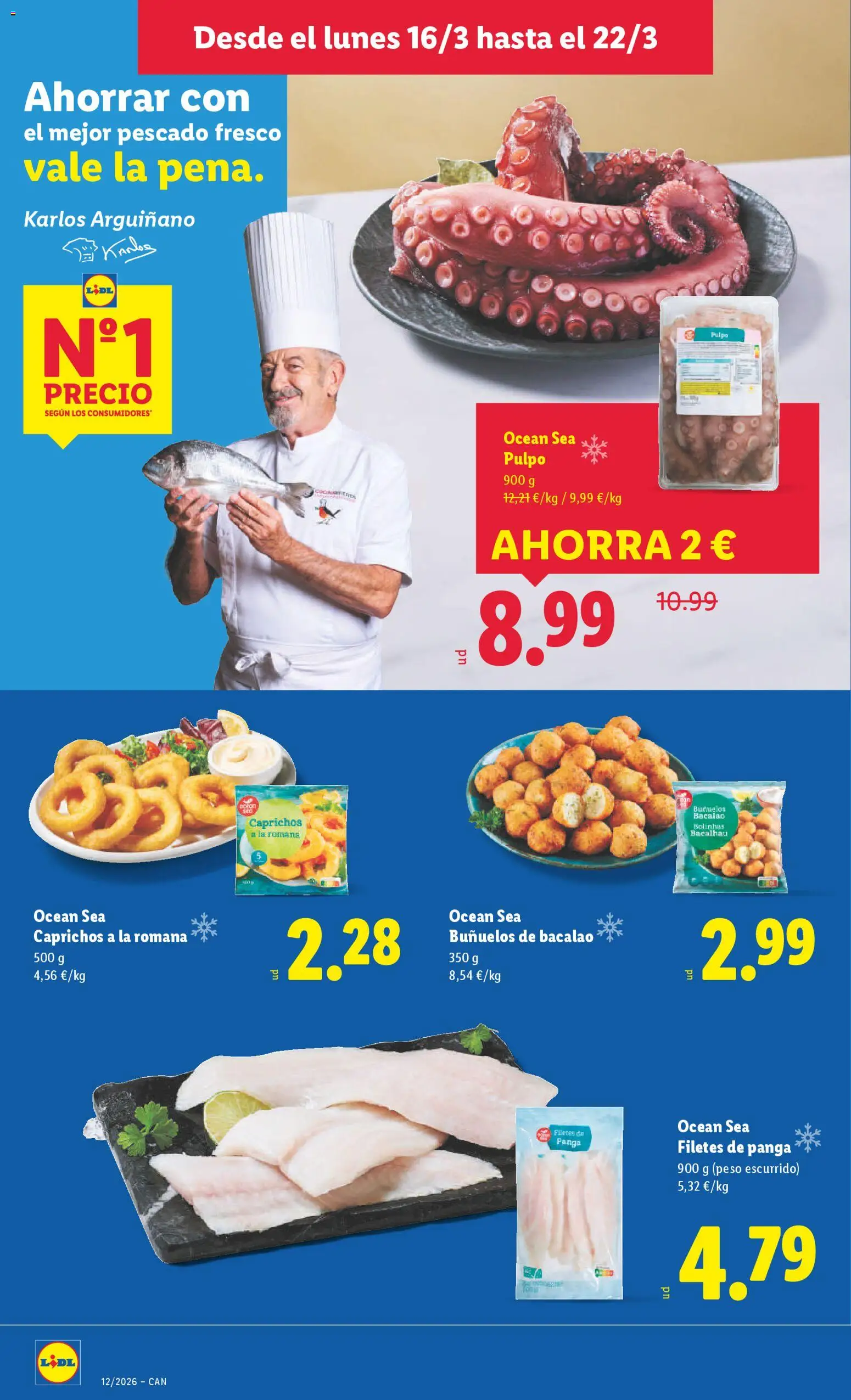 Lidl folleto │ válido desde el 16.03.2026 | Página: 6 | Productos: Pescado, Peso
