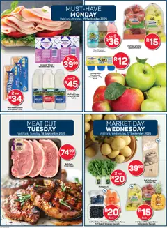 New Pick n Pay catalogue – valid from 15.09.2025 | Page: 2 | Products: Blueberries, Milk, Bread, Apples