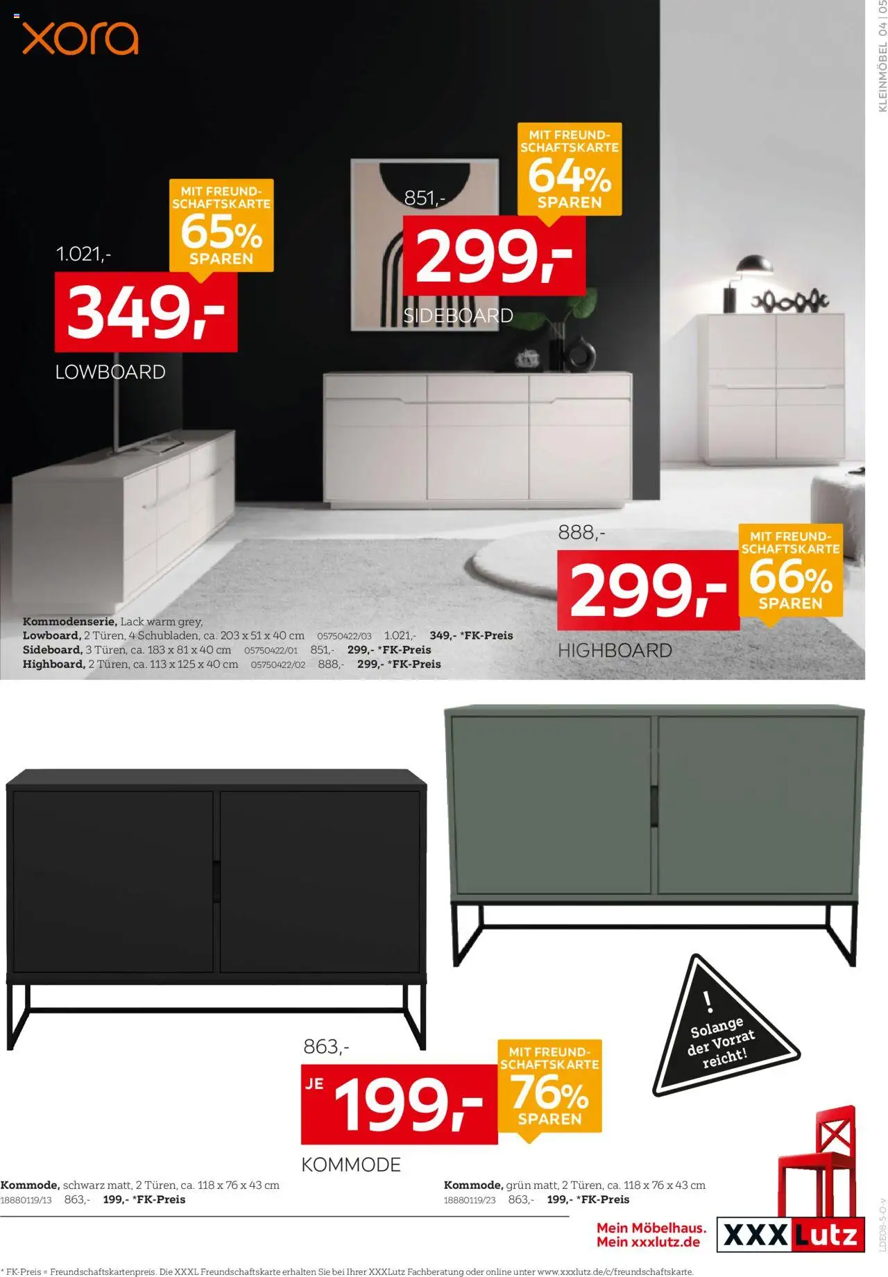 XXXL Lutz  Aufbewahrung & Deko! - gültig ab dem 28.07.2025 | Seite: 5 | Produkte: Sideboard, Lowboard, HIghboard, Kommode