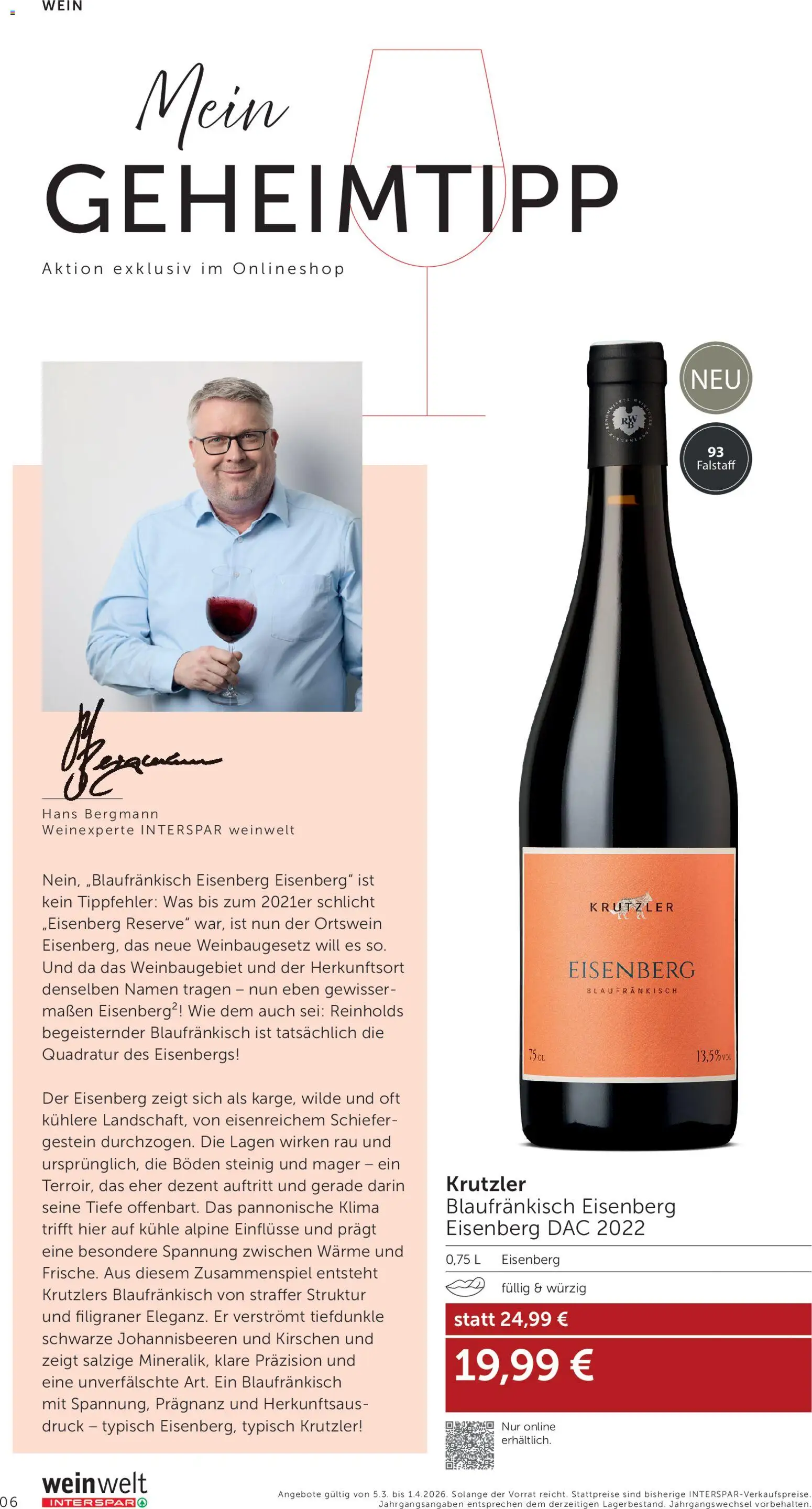 Interspar Wein Welt gültig ab 05.03.2026 | Seite: 6 | Produkte: Wein