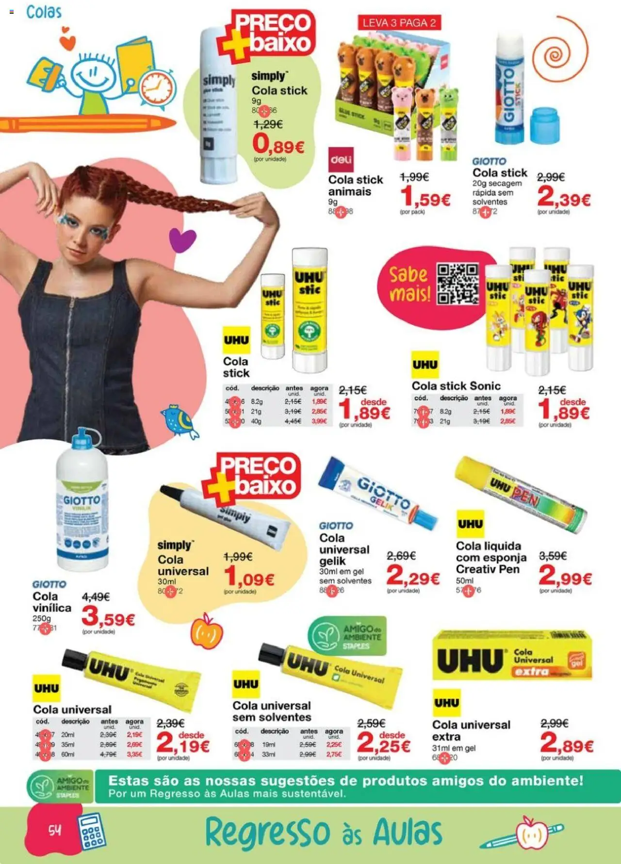 Staples - Folheto Regresso às Aulas 2025 │ válido de 18.08.2025 | Página: 54 | Produtos: Esponja