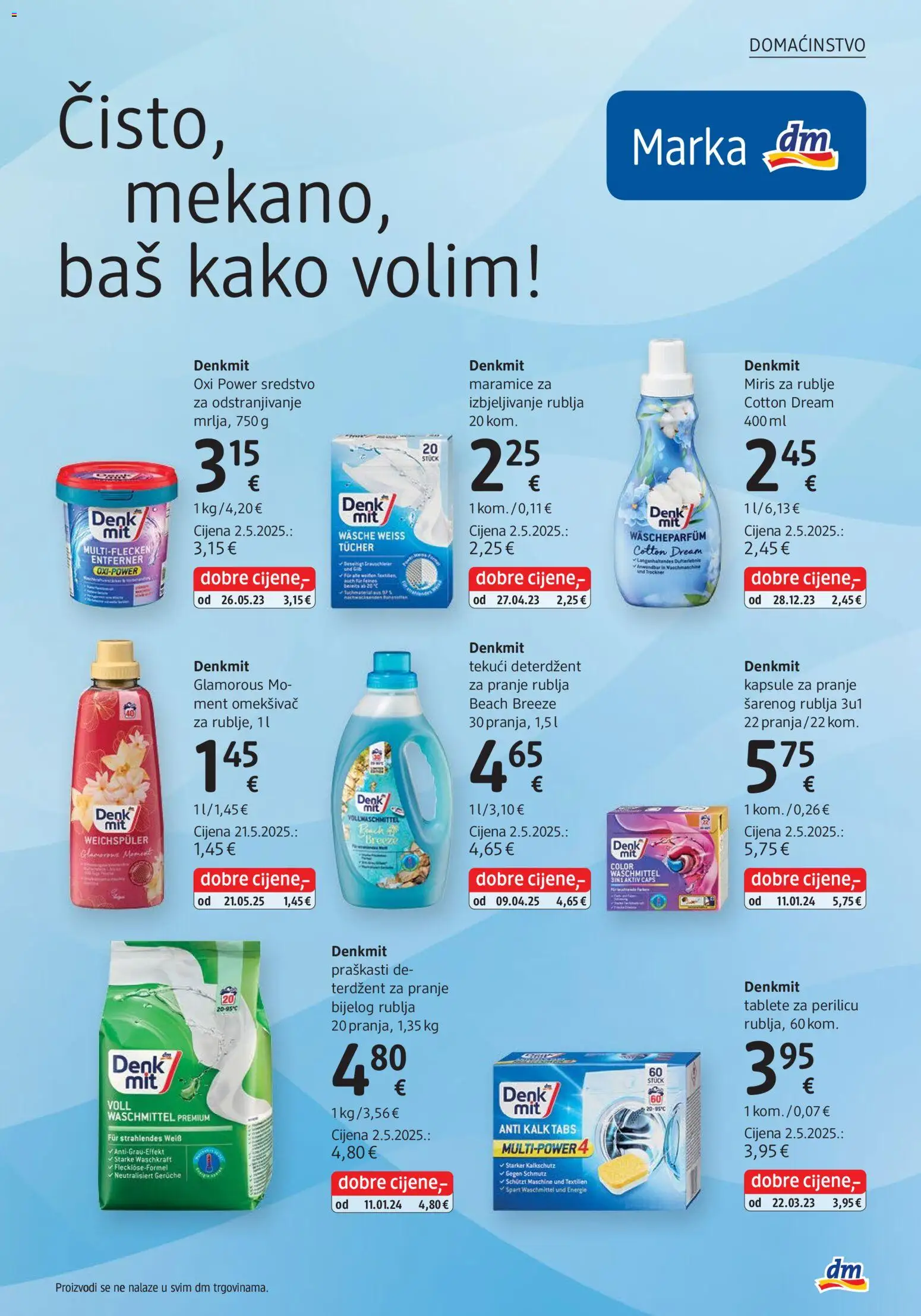 DM katalog | vrijedi od 01.03.2026 | Stranica: 33 | Proizvodi: Miris, Omekšivač, Deterdžent, Tekući deterdžent