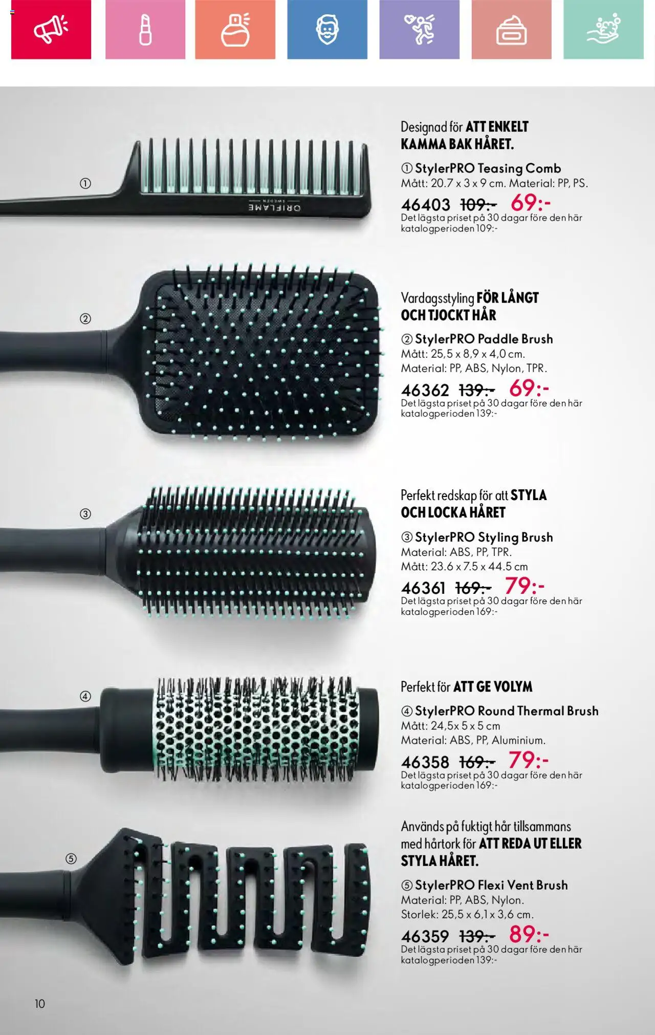 Oriflame reklamblad aktuell från 03.08.2025 | Sida: 10 | Produkter: Hårtork