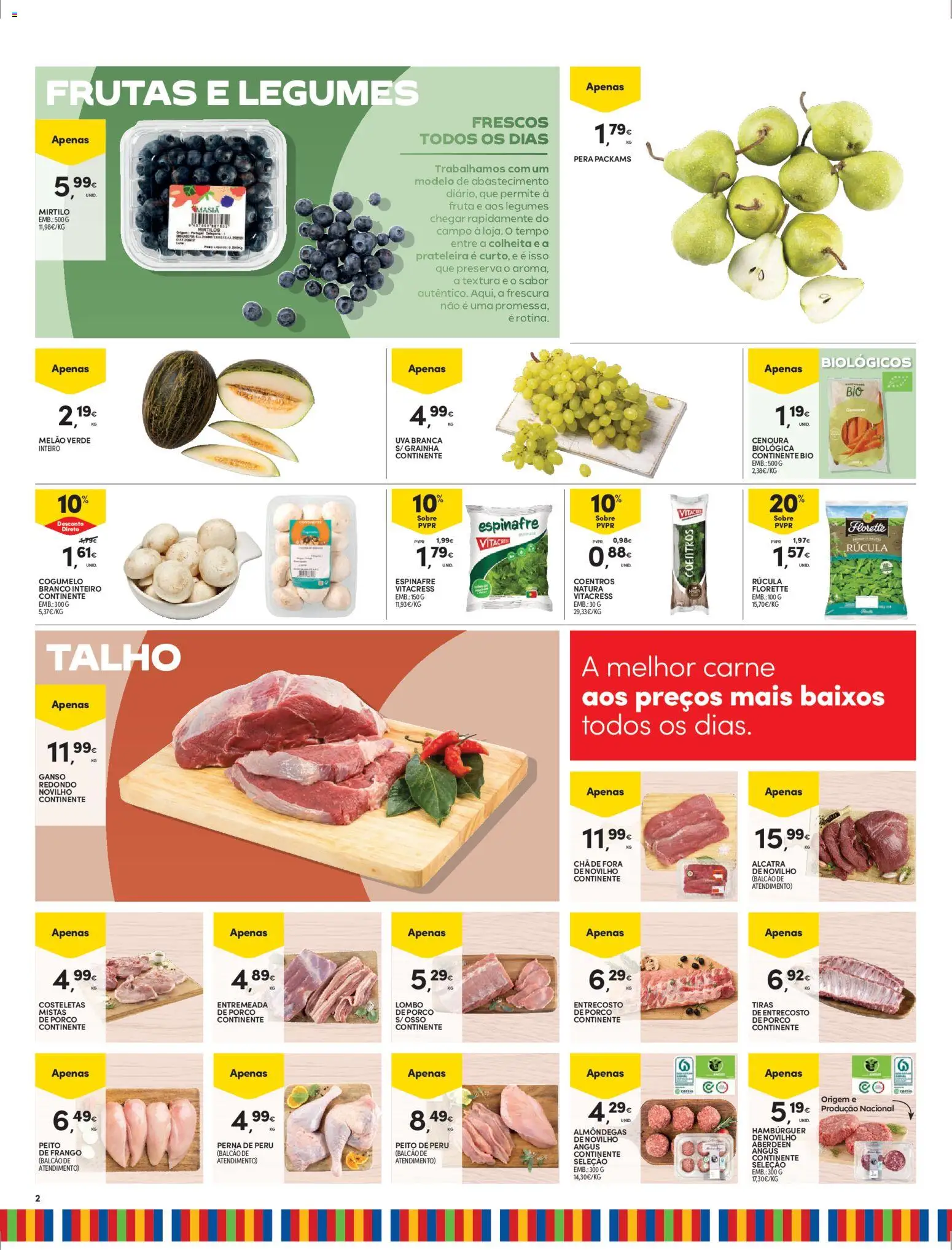 Continente Madeira │ válido de 28.04.2026 | Página: 2 | Produtos: Peru, Carne, Melão, Cenoura