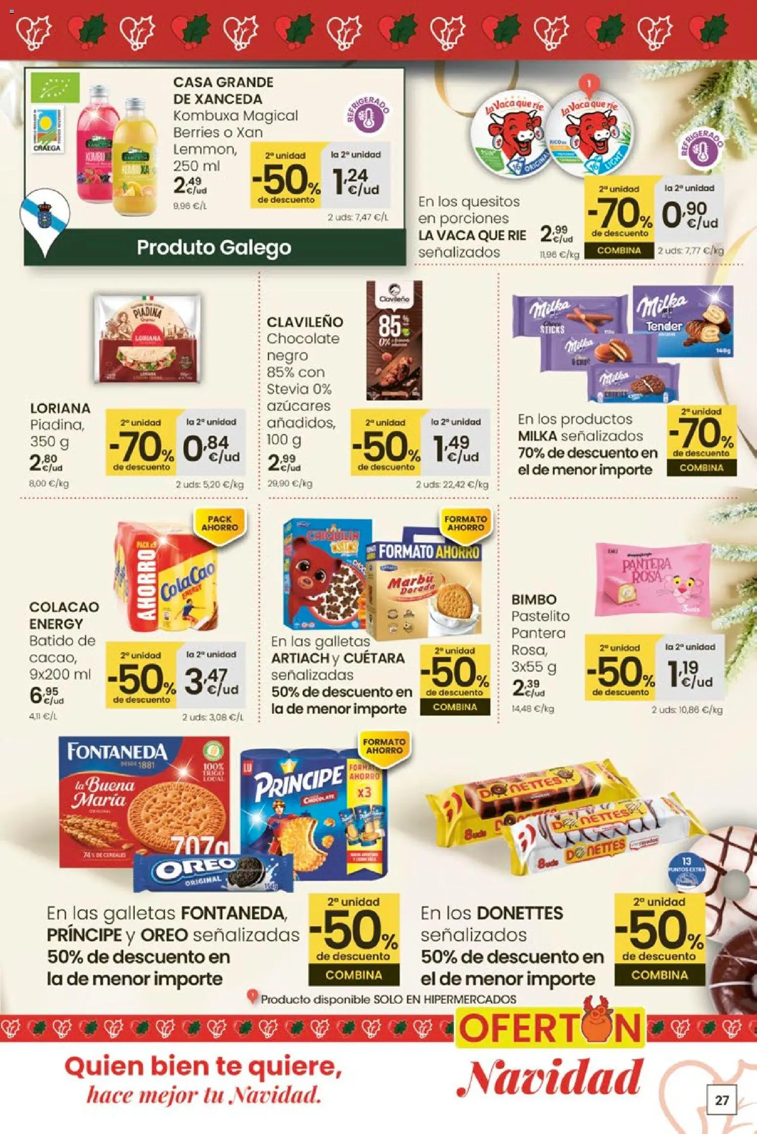Eroski - Center │ válido desde el 18.12.2025 | Página: 27 | Productos: Chocolate, Té, Galletas