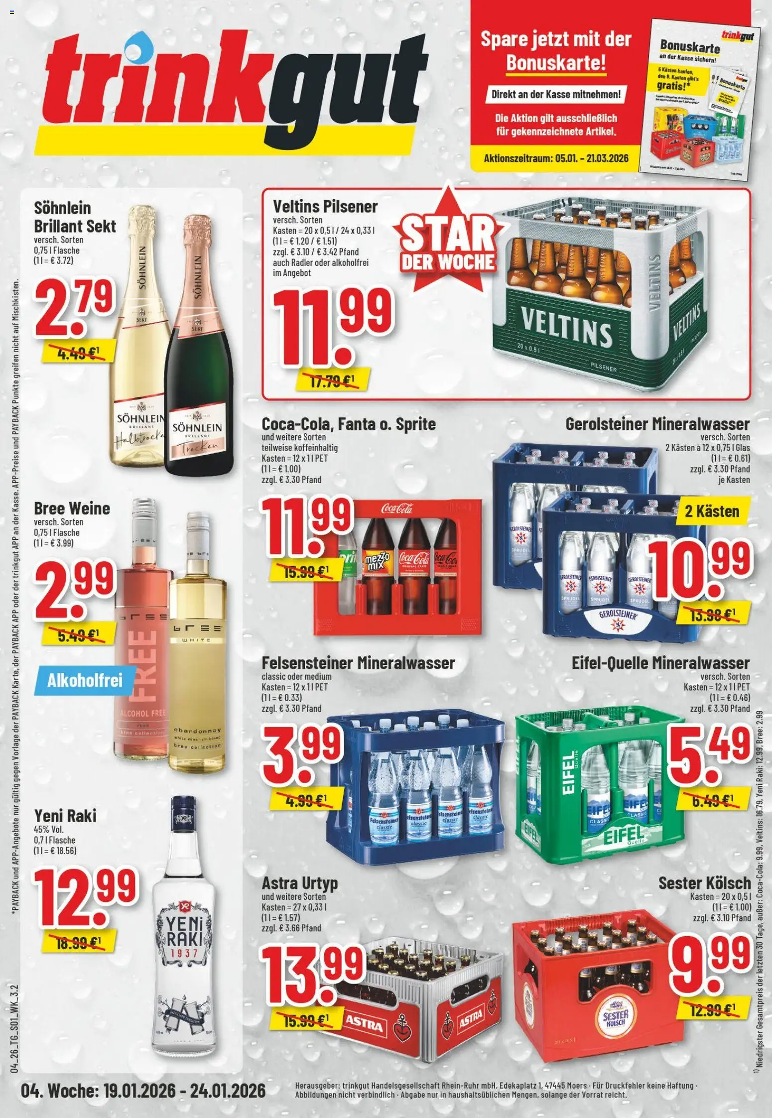 Trinkgut Prospekt 	 – gültig ab 19.01.2026 | Seite: 1