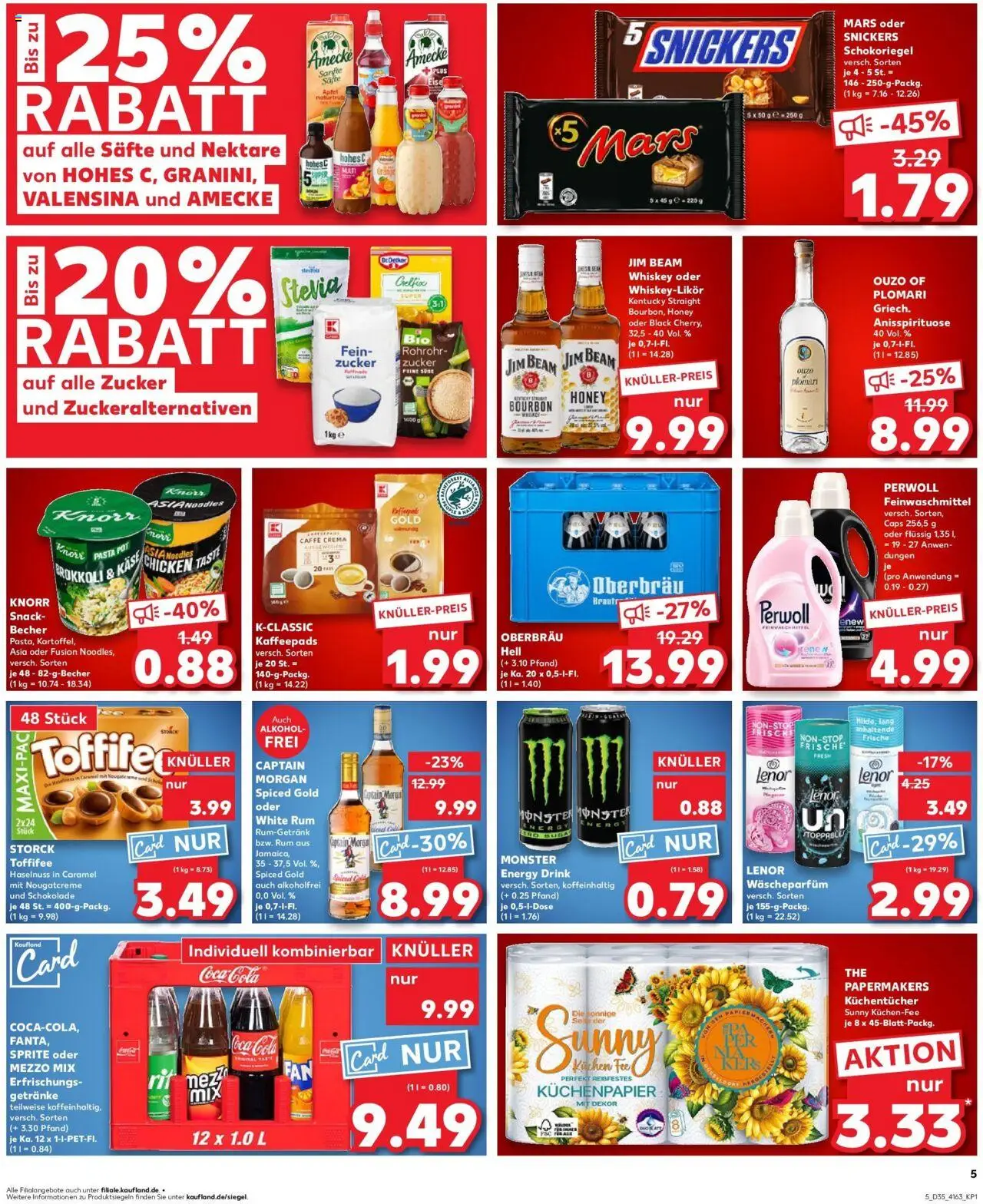 Kaufland prospekt Dreieich	 – gültig ab 28.08.2025 | Seite: 5 | Produkte: Mezzo mix, Energy, Mars, Oder mezzo mix