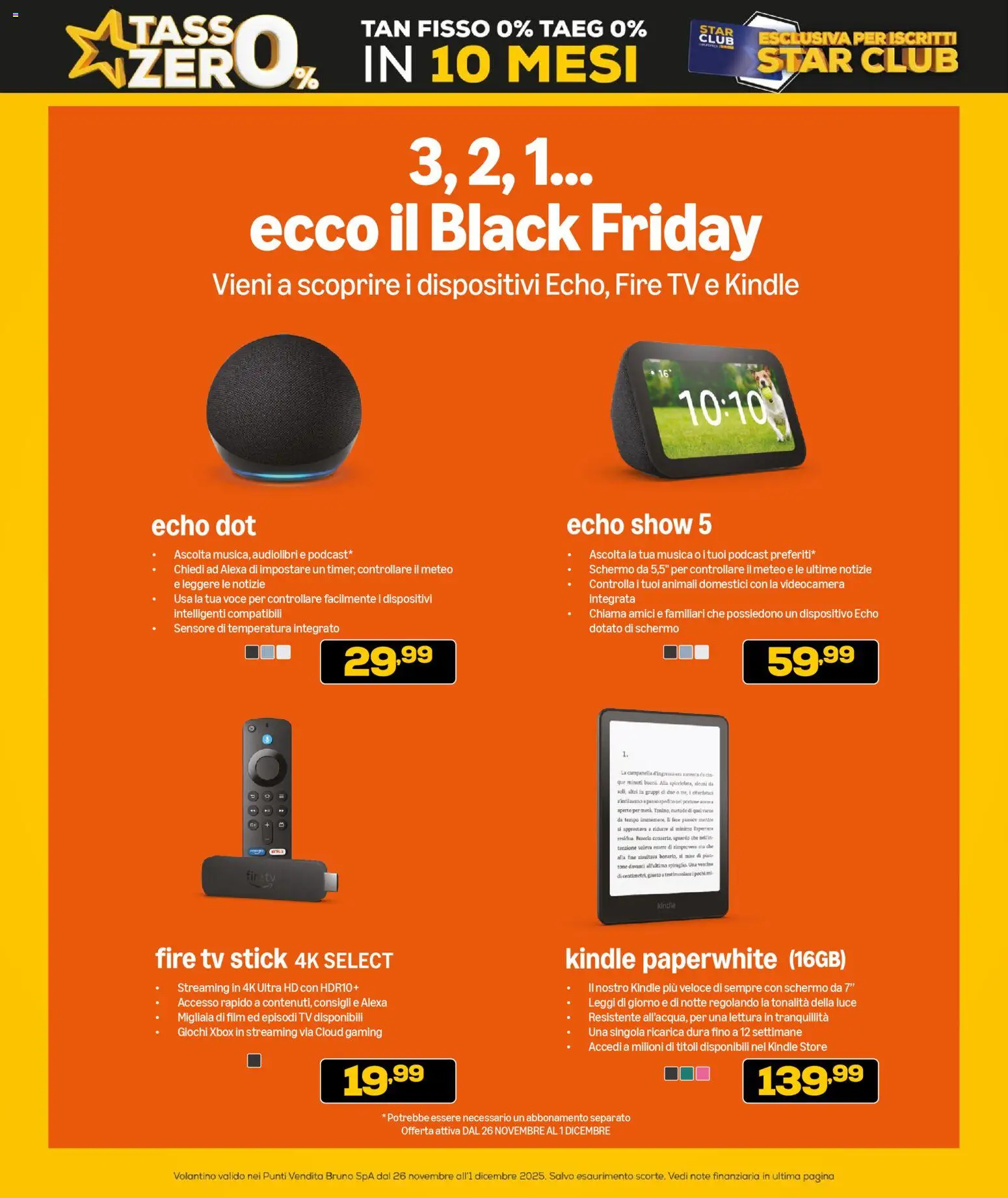 Volantino Euronics del 26.11.2025 | Pagina: 10 | Prodotti: Schermo, TV, Videocamera, Xbox