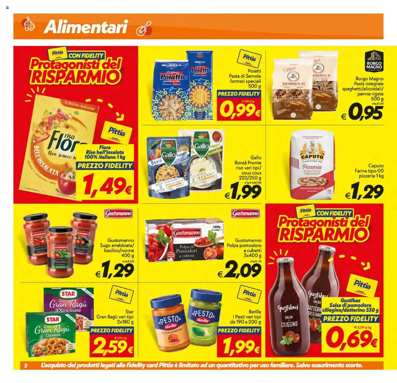 Volantino SuperConveniente del 12.08.2025 | Pagina: 2 | Prodotti: Salsa, Pomodoro, Ragú, Sugo