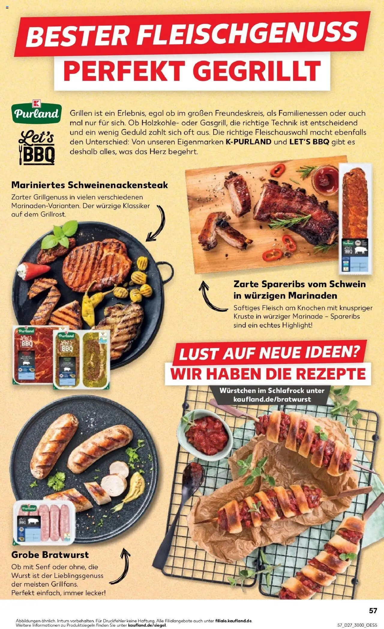 Kaufland prospekt Wendlingen Am Neckar	 - gültig ab dem 06.07.2025 | Seite: 10 | Produkte: Bratwurst, Wurst, Steak, Fleisch