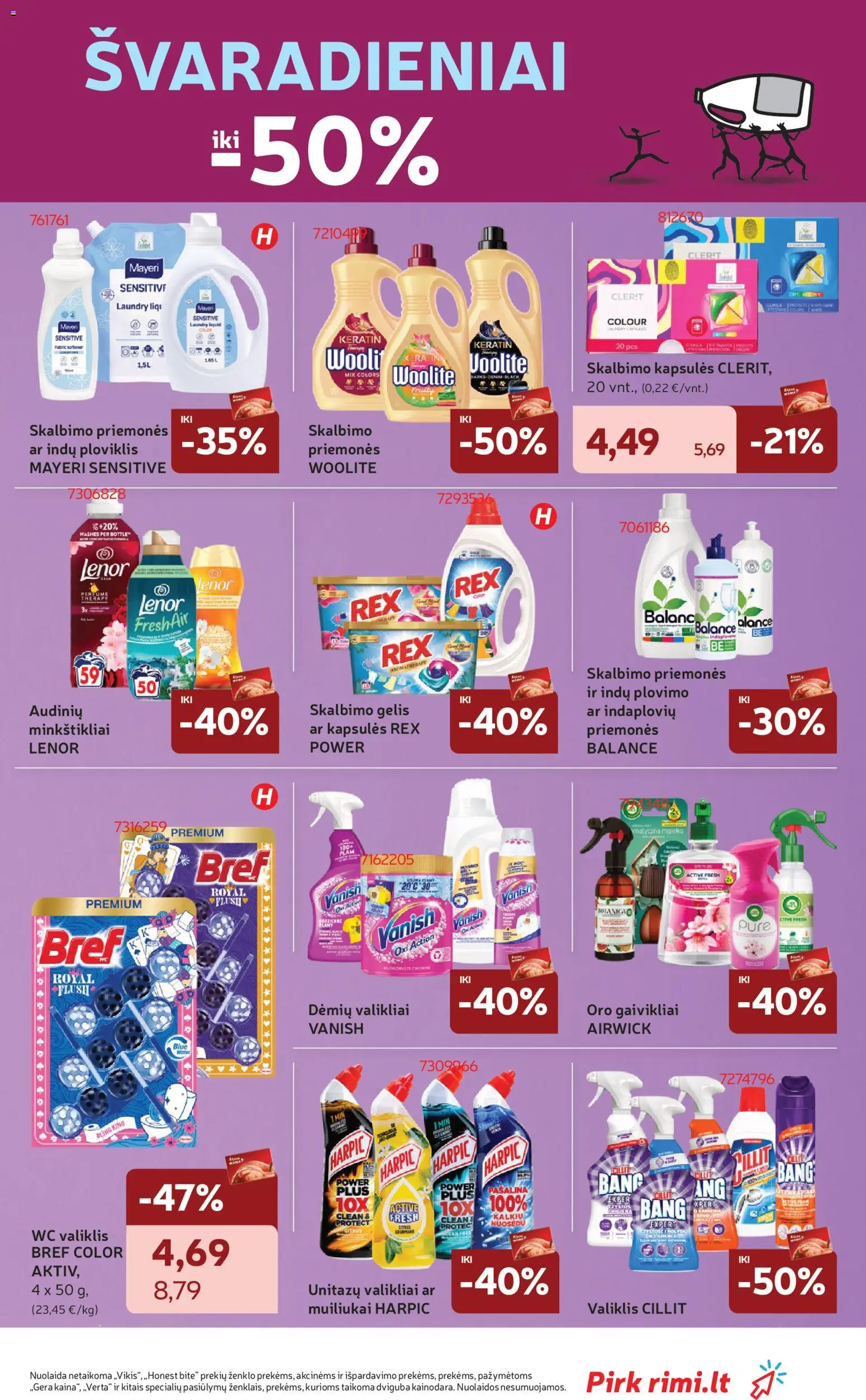 Rimi akcijos nuo 10.03.2026 | Puslapis: 3 | Prekių: Wc, Ploviklis