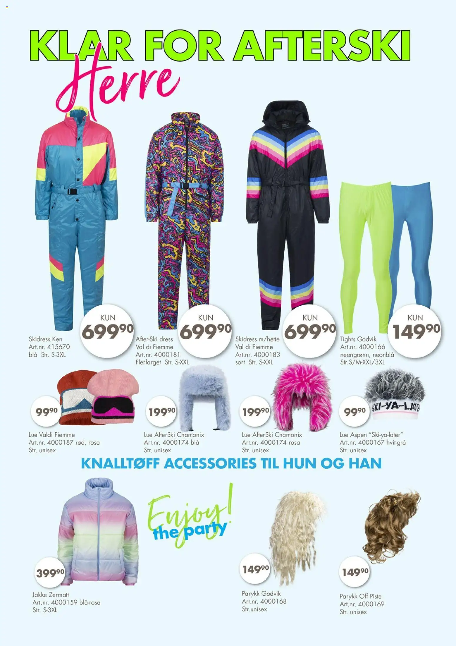 {H1} | Side: 13 | Produkter: Jakke, Lue, Tights