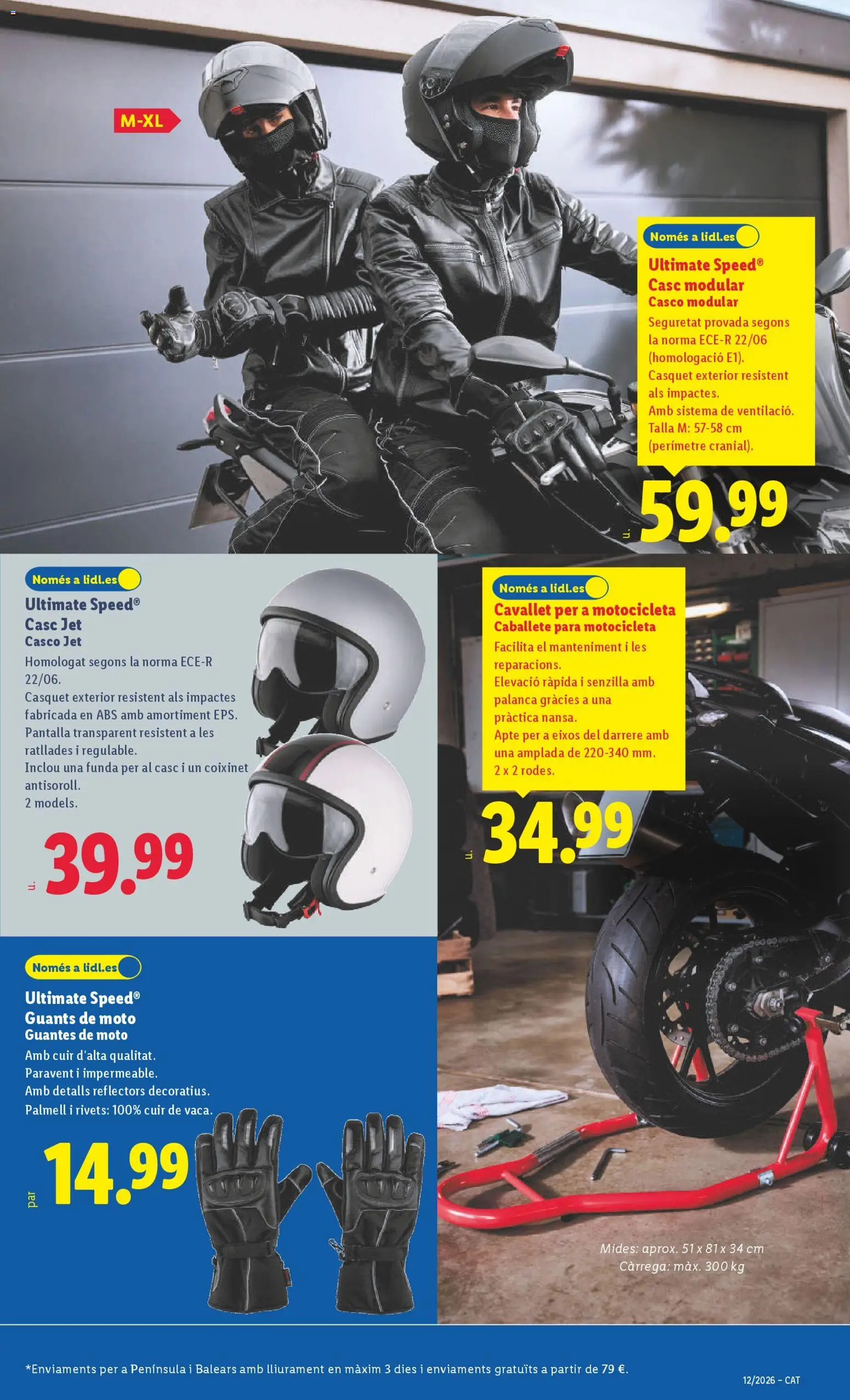 Lidl folleto de bazar │ válido desde el 16.03.2026 | Página: 3 | Productos: Guantes, Funda