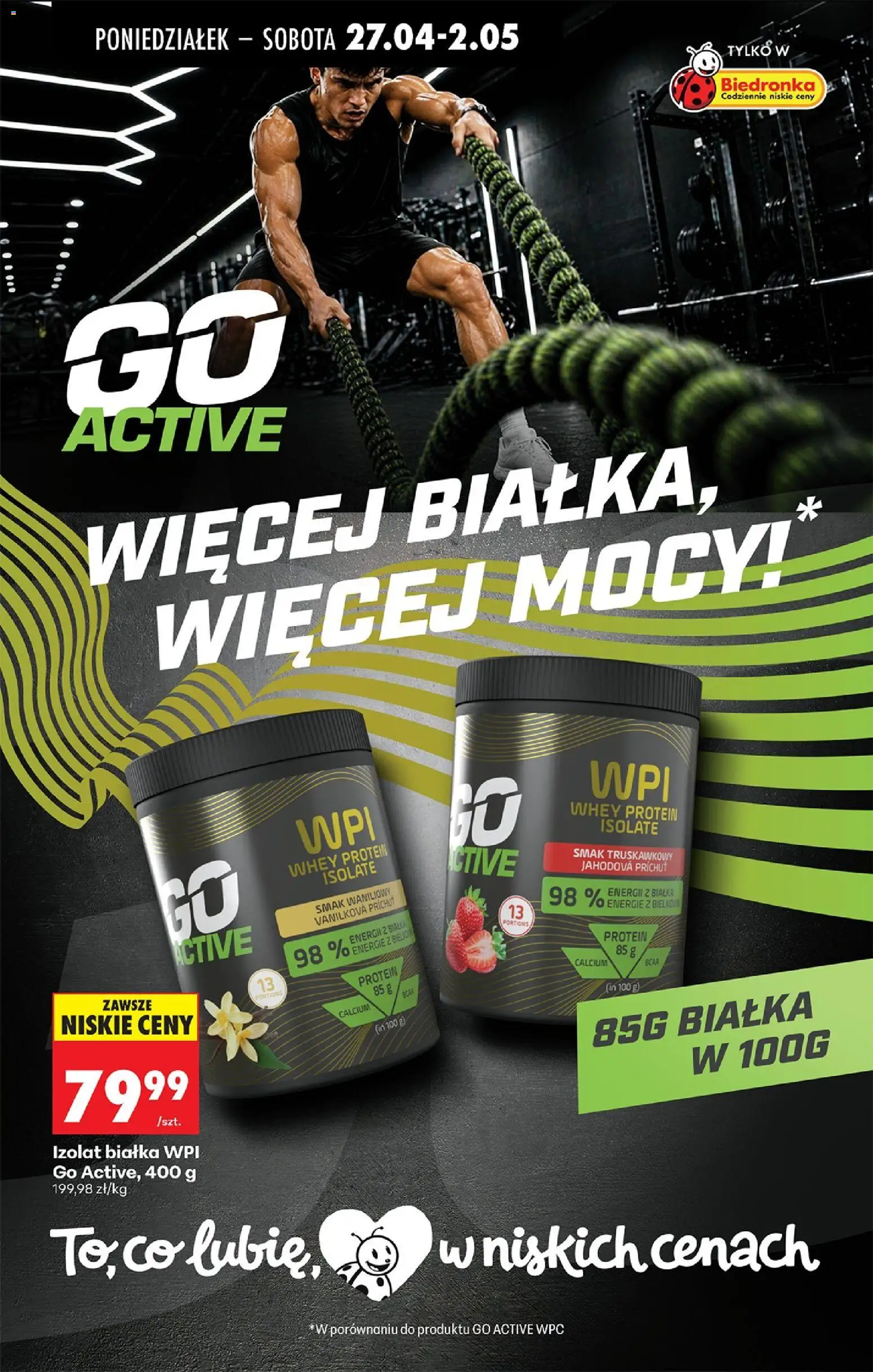 Biedronka Polsko leták od 27.04.2026 | Strana: 76 | Produkty: BCAA, Protein