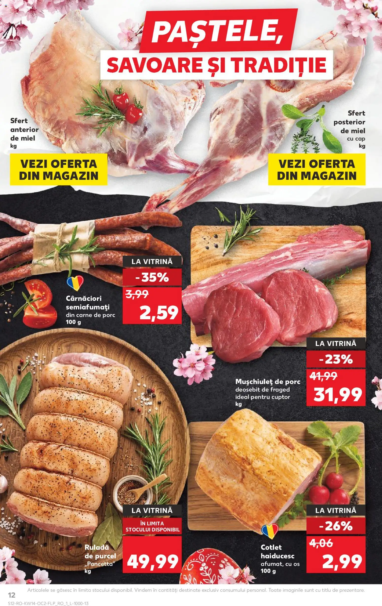 Noul catalog Kaufland – valabil de la 01.04.2026 | Pagină: 12 | Produse: Cuptor, Lait de coco, Vitrină, Carne De Porc