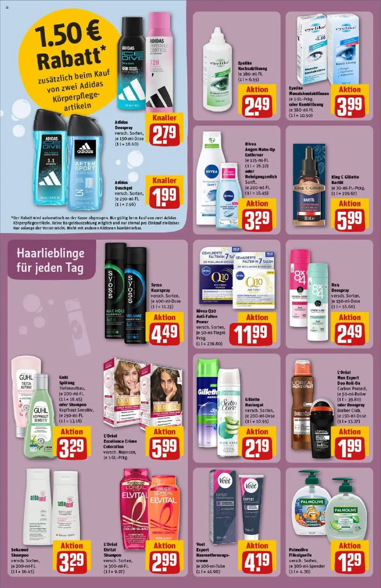 Rewe prospekt Stockstadt	 - gültig ab dem 03.08.2025 | Seite: 26 | Produkte: Make-up, Spülung, Creme, Duschgel