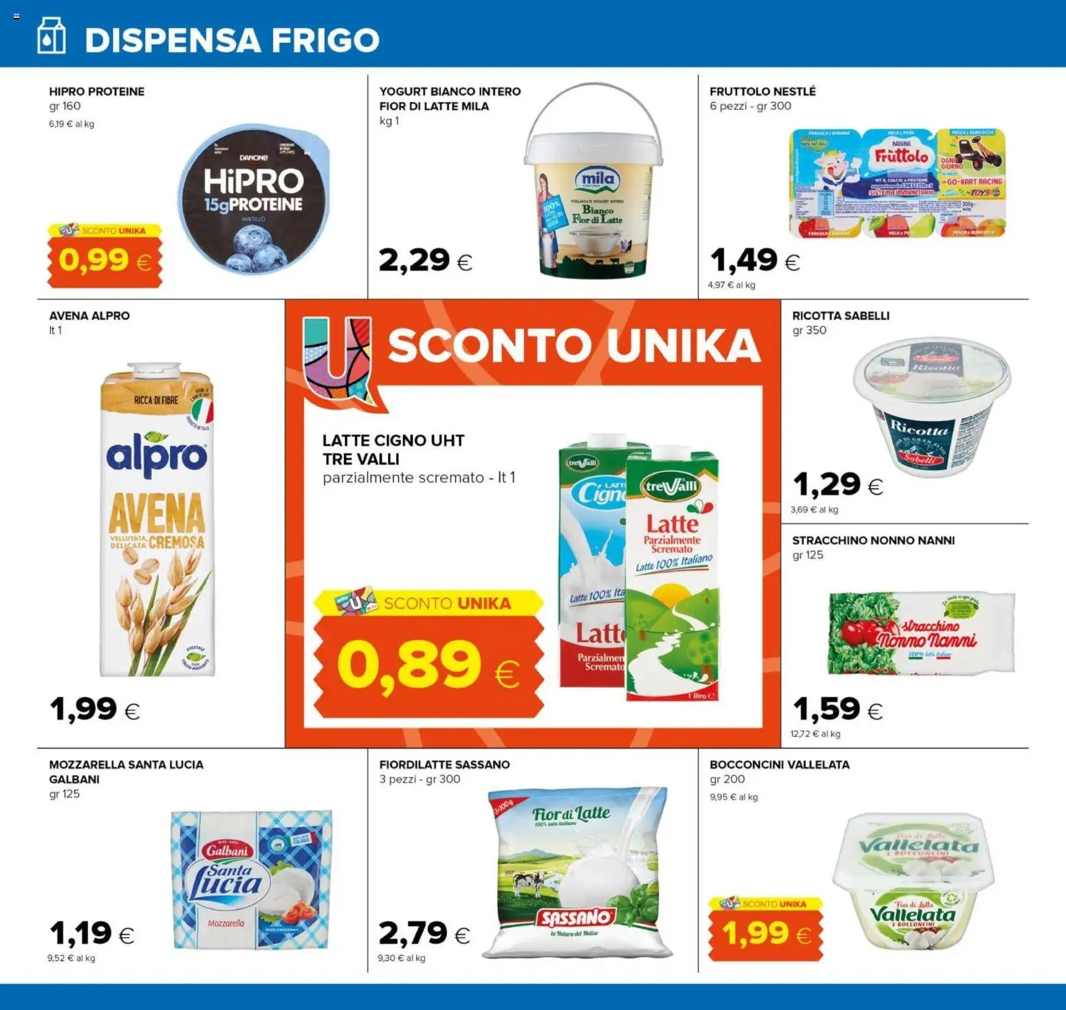 Volantino Oasi del 21.11.2025 | Pagina: 16 | Prodotti: Mozzarella, Latte, Stracchino, Ricotta