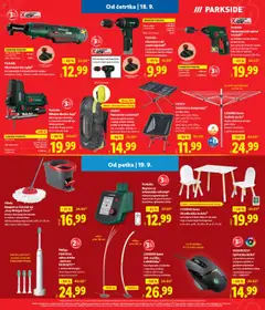 Novi Lidl katalog ponudbe – veljaven od 15.09.2025 | Stran: 6 | Izdelki: Prevleka, Miza, Stol, Akumulator