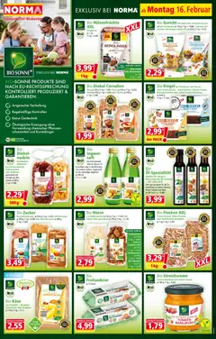Norma Flugblatt ab 16.02.2026 gültig | Seite: 3 | Produkte: Gemüse, Saft, Äpfel, Nudeln