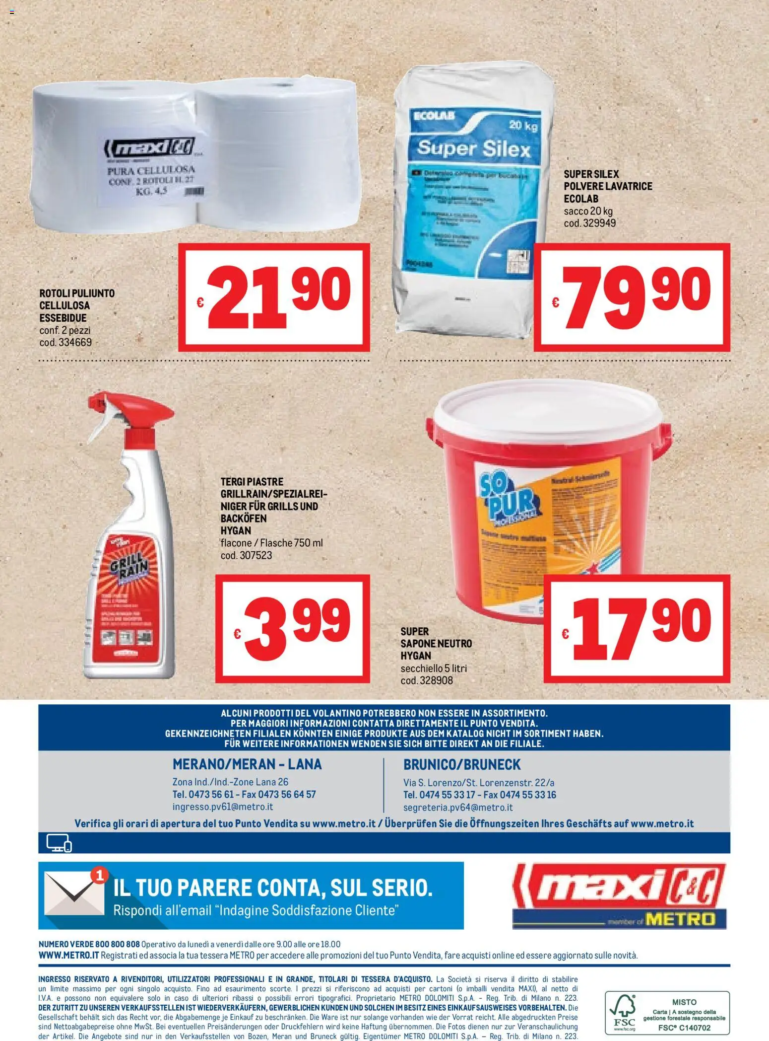 Volantino Metro del 20.11.2025 | Pagina: 8 | Prodotti: Sapone, Lavatrice