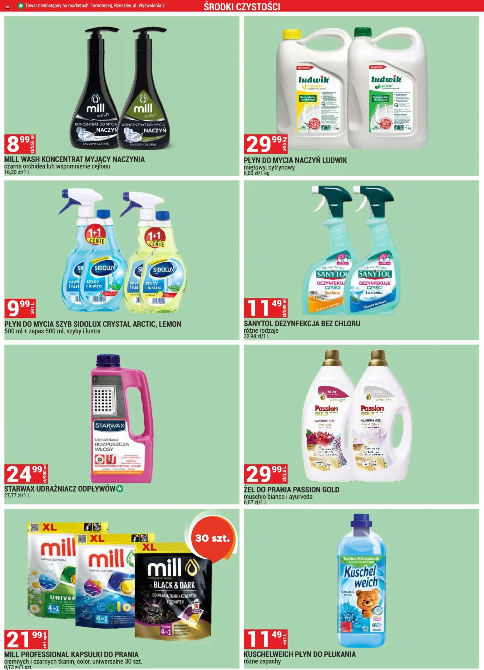 Merkury Market gazetka od 01.03.2026 | Strona: 25 | Produkty: Kapsułki do prania mill, Płyn do mycia szyb, Kapsułki do prania, Płyn do mycia naczyń