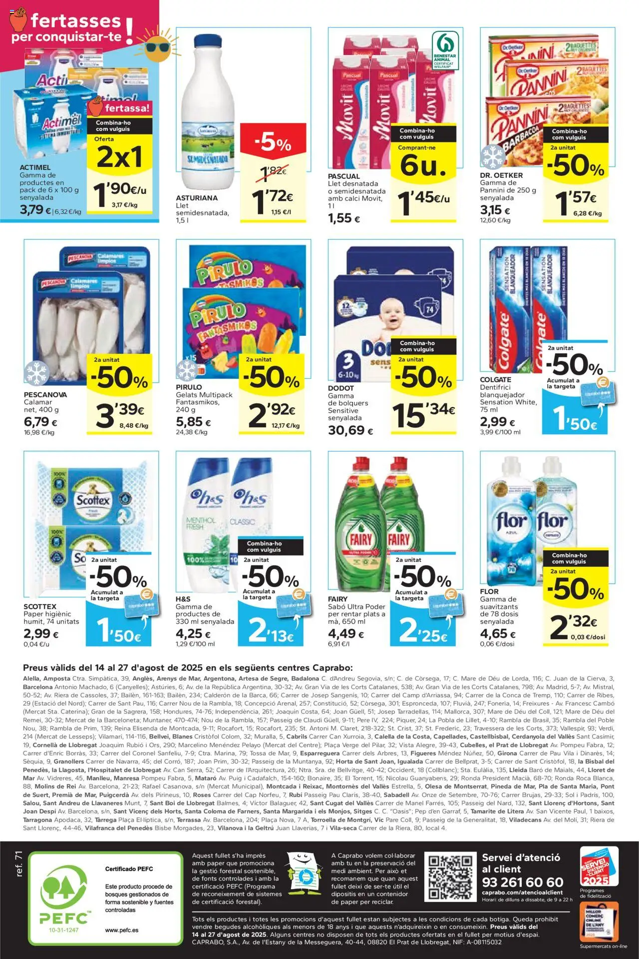 Caprabo folleto │ válido desde el 14.08.2025 | Página: 4 | Productos: Calamares, Barbacoa