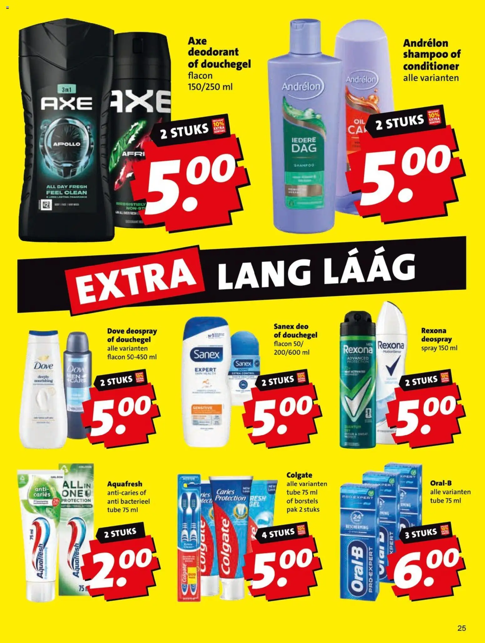 {H1} | Pagina: 25 | Producten: Deodorant, Borstels, Shampoo, Conditioner