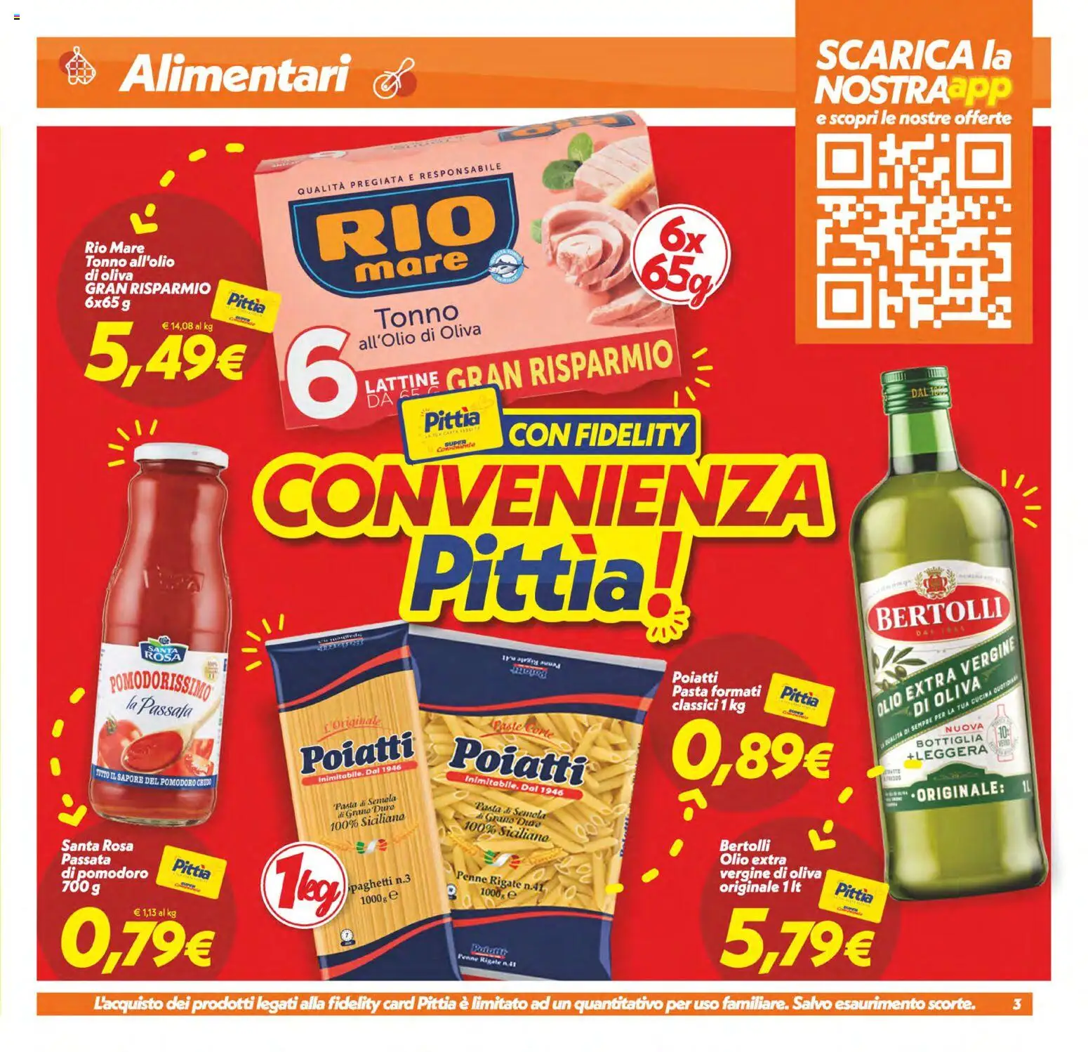Volantino SuperConveniente del 06.03.2026 | Pagina: 3 | Prodotti: Pasta, Tonno, Penne, Bottiglia
