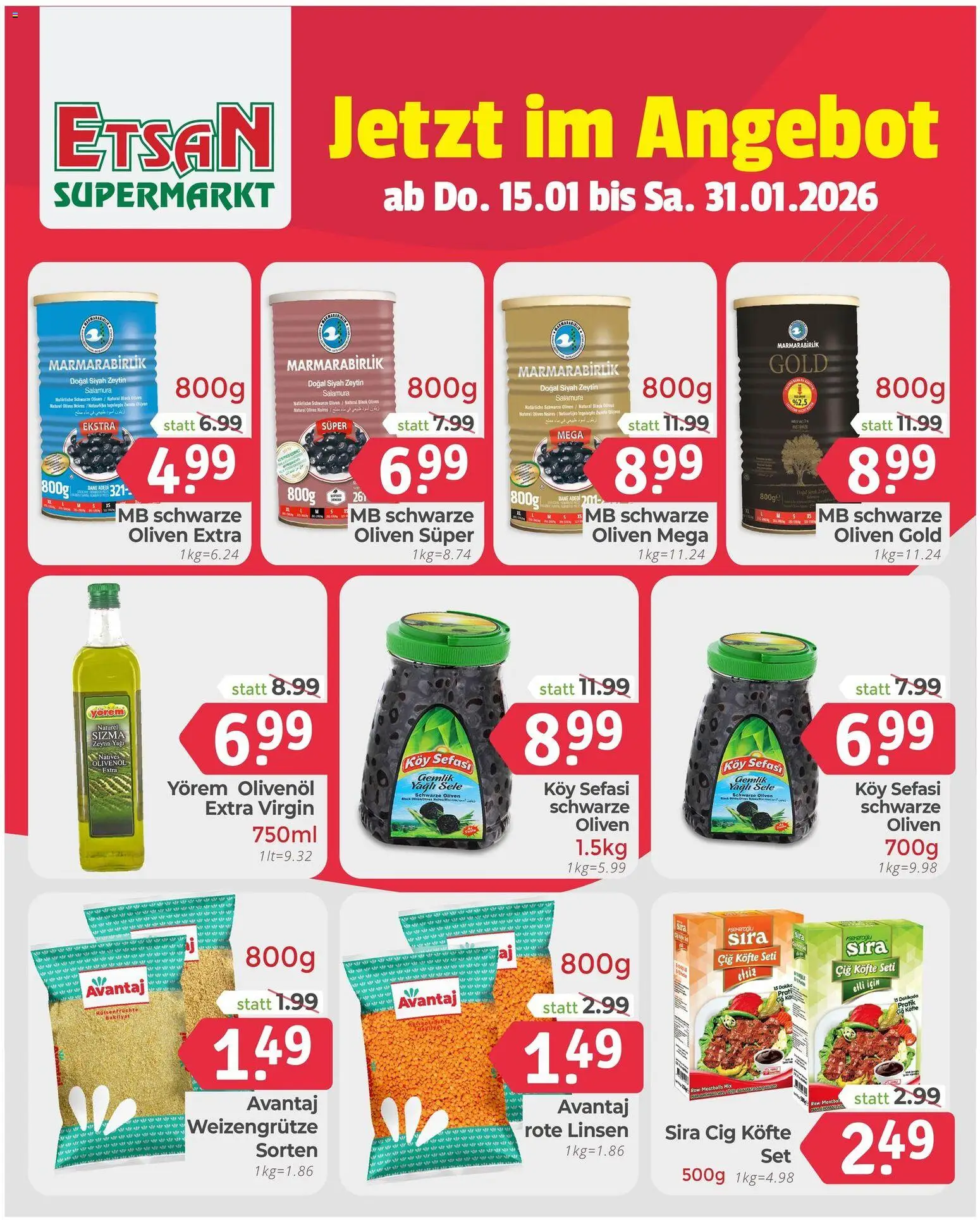 ETSAN Flugblatt gültig ab 15.01.2026 | Seite: 3 | Produkte: Szeder