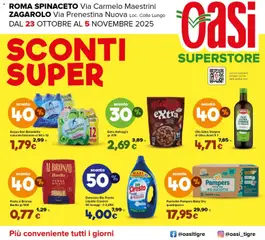 Anteprima del volantino Oasi Superstore catalogo valido a partire dal 23.10.2025