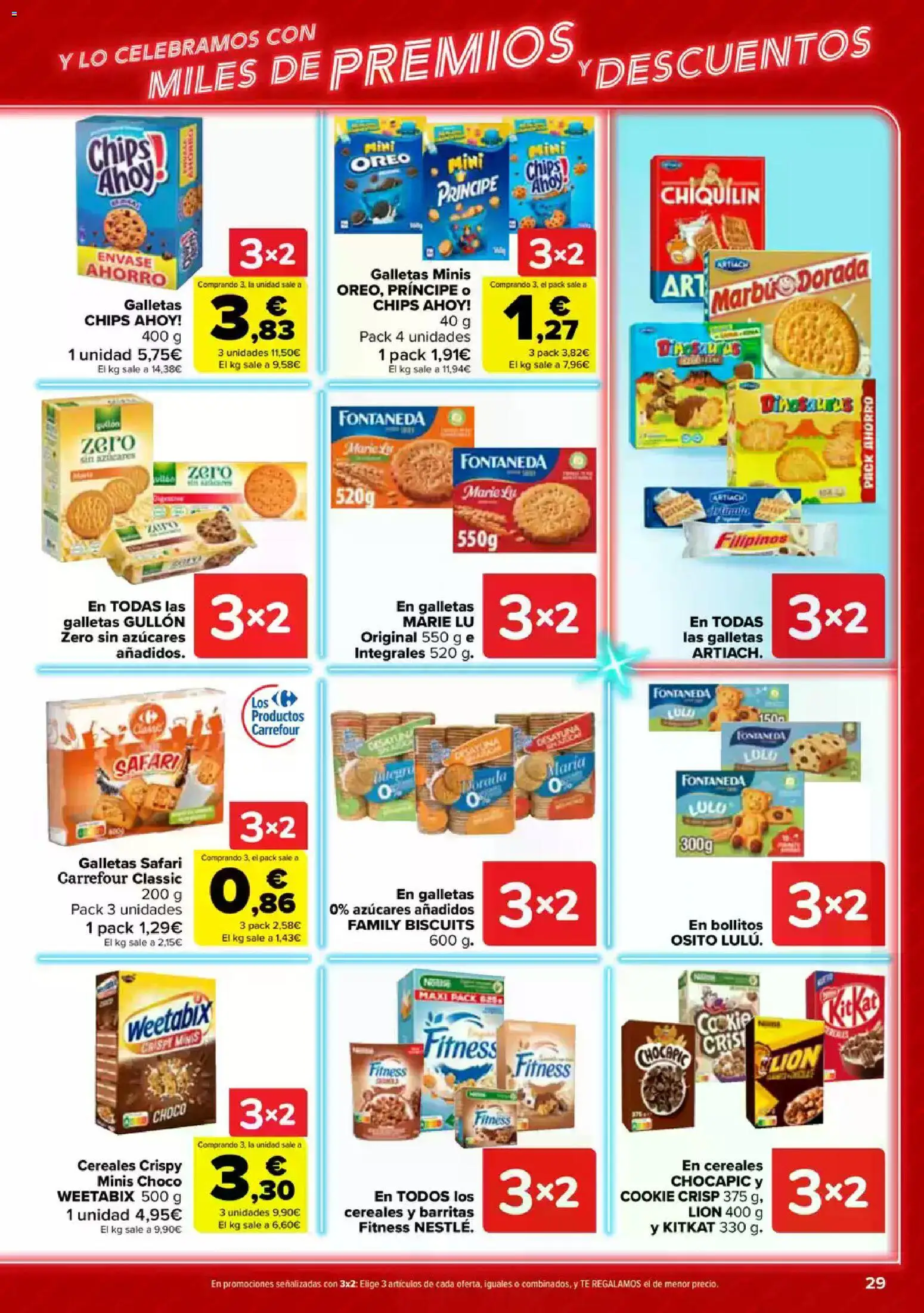 Carrefour folleto │ válido desde el 23.04.2026 | Página: 29 | Productos: Cereales, Té, Galletas