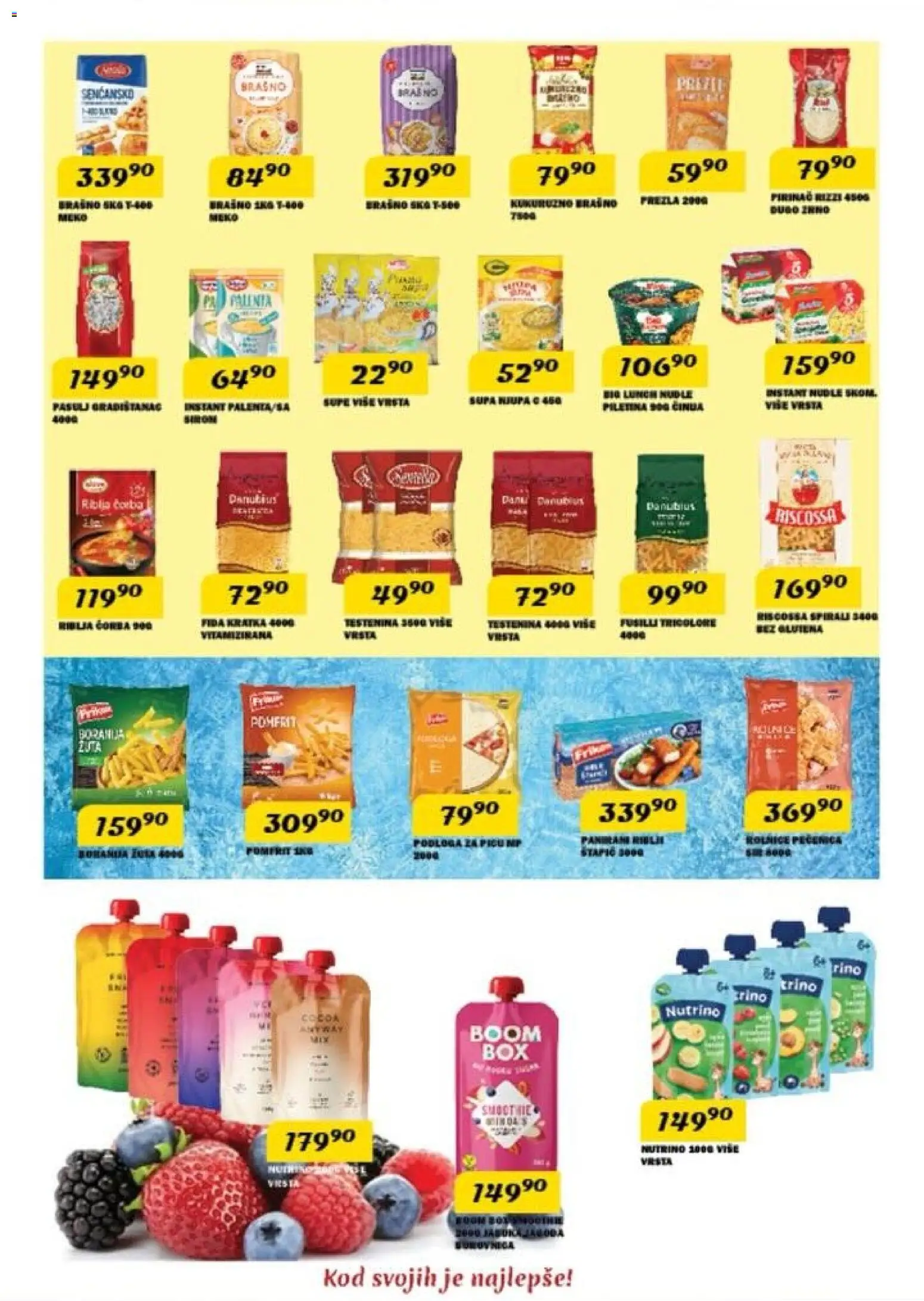 VP Dima katalog - važi od 26.02.2026 | Strana: 2 | Proizvode: Pasulj, Brašno, Pečenica, Nudle