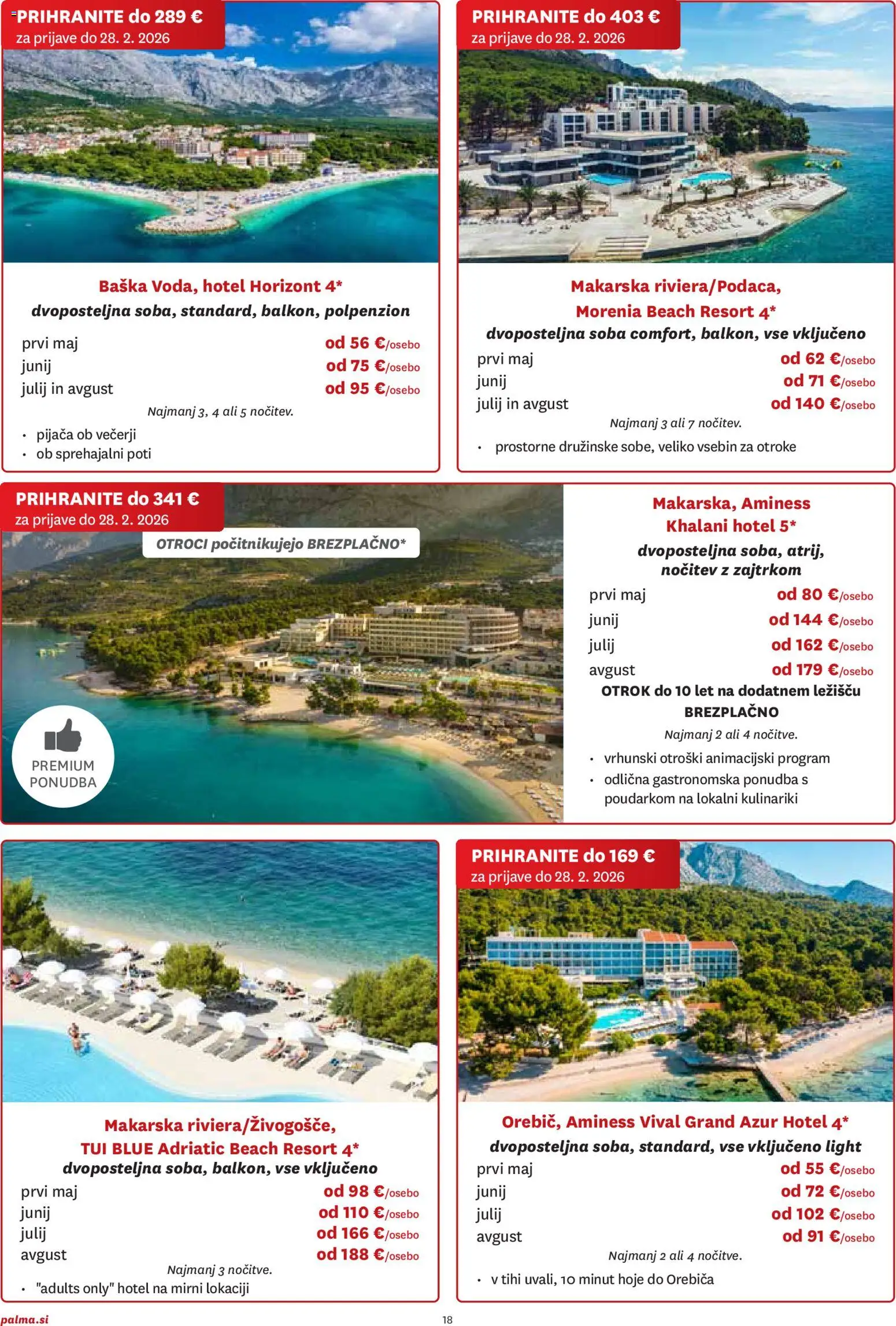 Novi Palma katalog ponudbe – veljaven od 05.01.2026 | Stran: 18