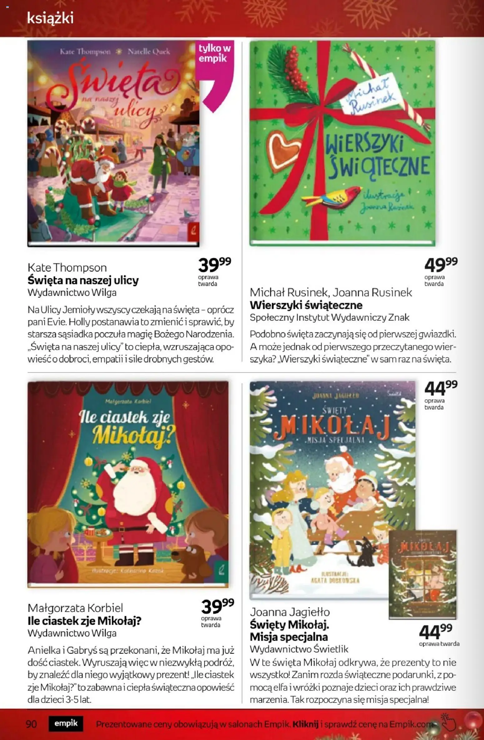 Empik promocje - Tom kultury Książki od 10.12.2025 | Strona: 90 | Produkty: Książki