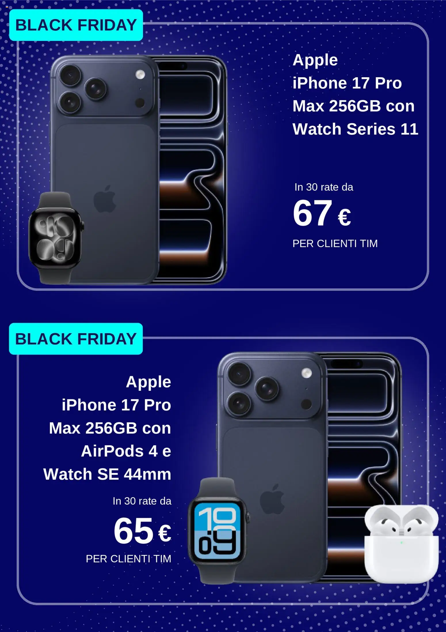 Volantino TIM del 18.11.2025 | Pagina: 5 | Prodotti: Iphone, Airpods