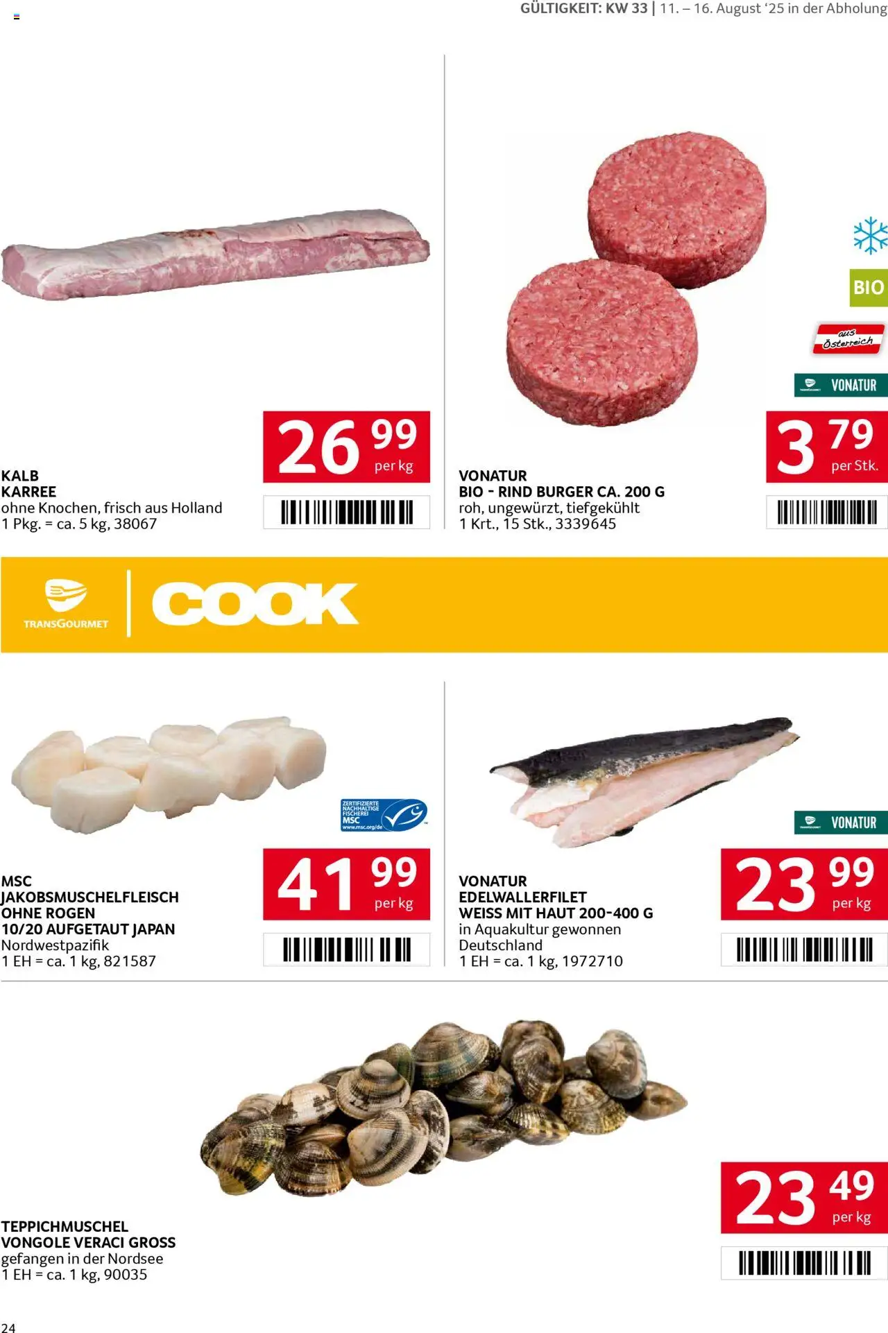 Transgourmet Flugblatt gültig ab 10.08.2025 | Seite: 24