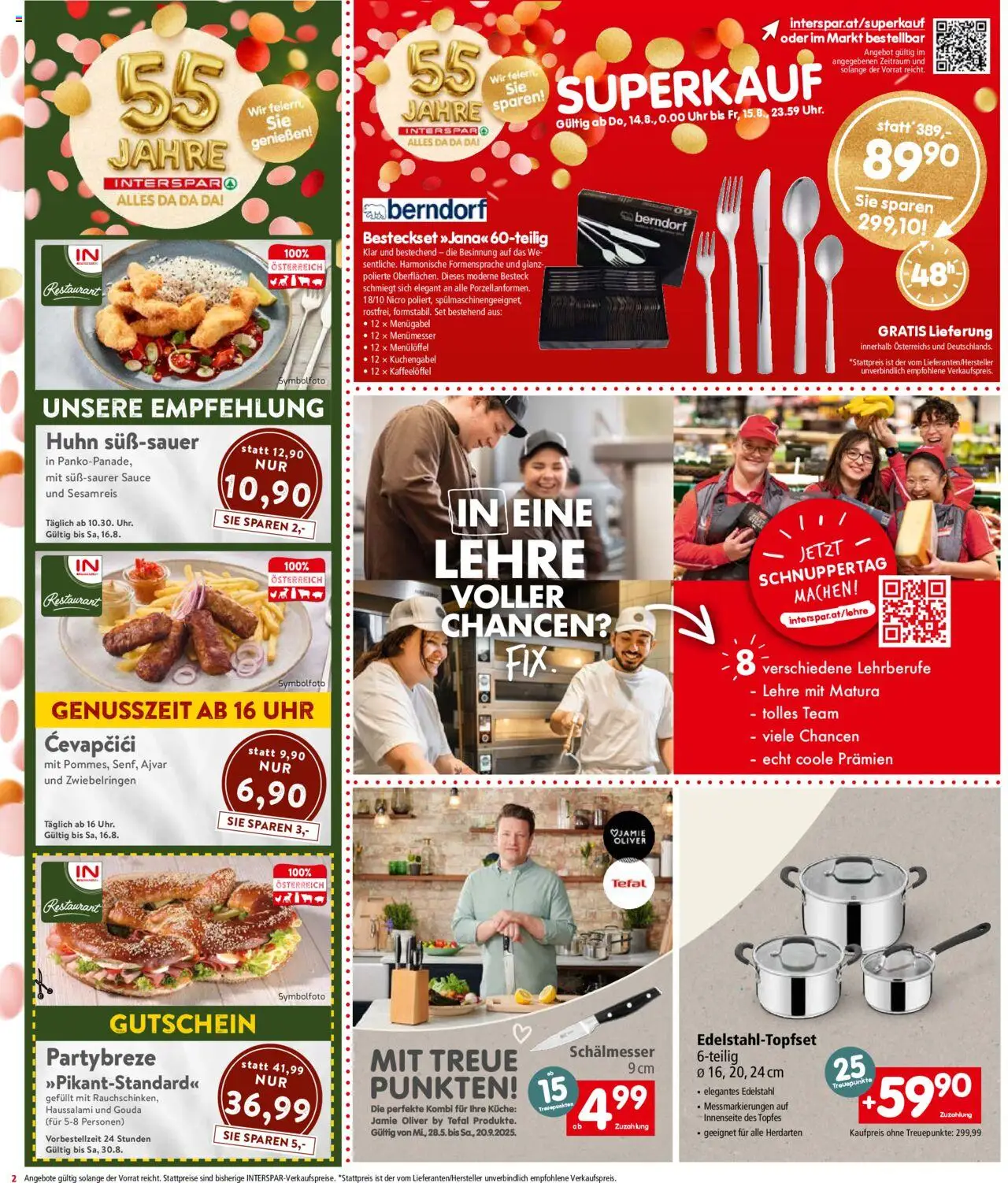 Interspar Flugblatt - Wien gültig ab 14.08.2025 | Seite: 2 | Produkte: Uhr