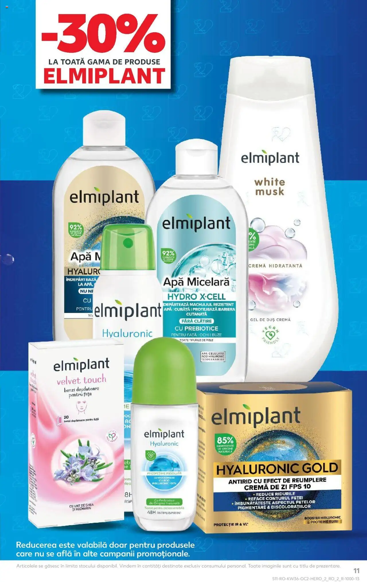 Noul catalog Kaufland – valabil de la 03.09.2025 | Pagină: 11 | Produse: Duș, Unt, Cremă, Apă