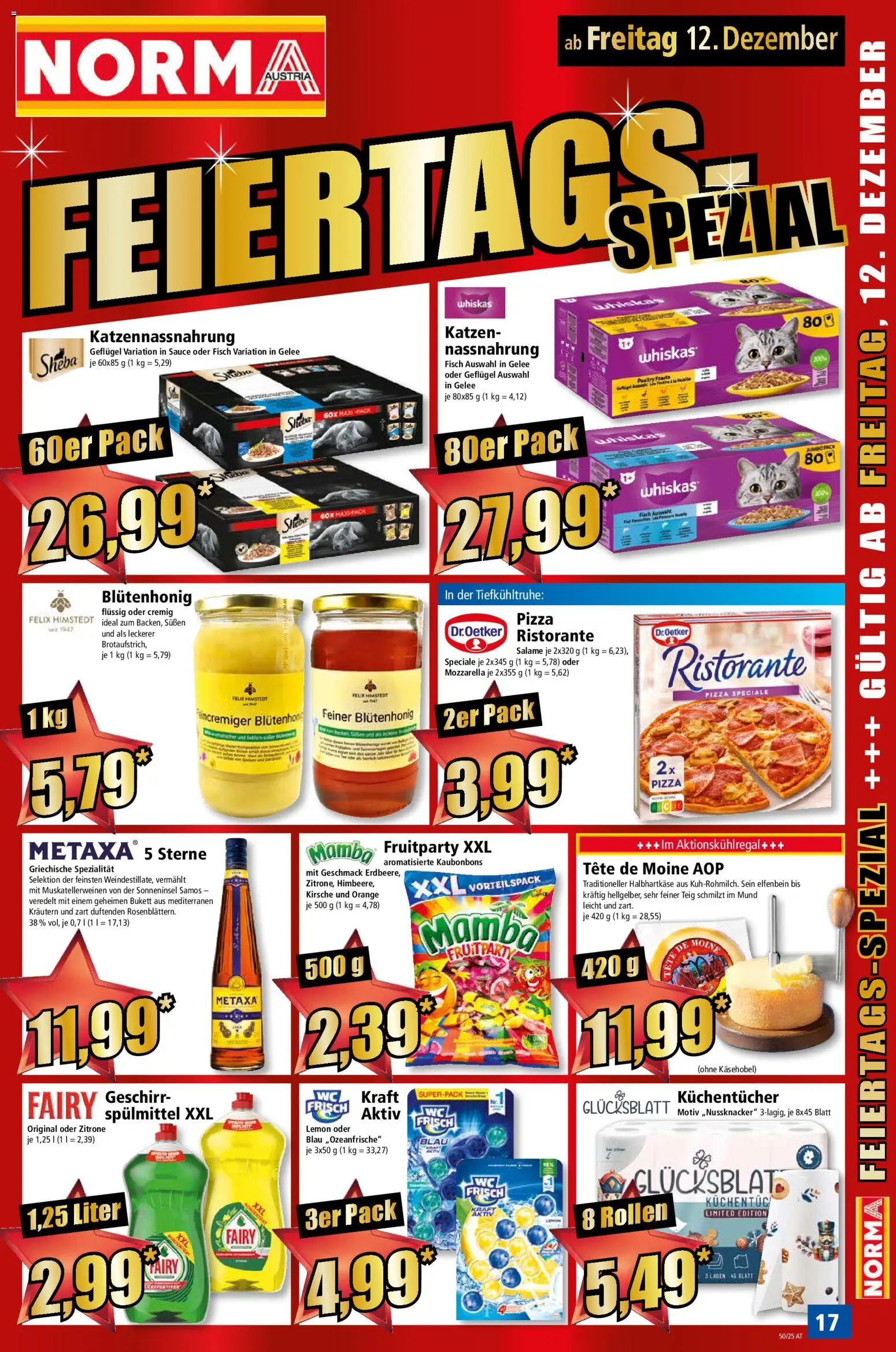 Norma Flugblatt gültig ab 08.12.2025 | Seite: 17 | Produkte: Zitrone, Pizza, Fisch