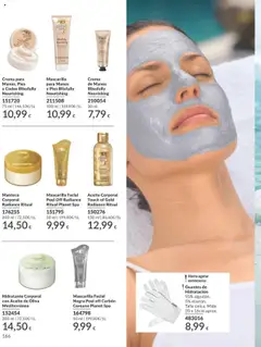 Catálogo AVON campaña 8 │ válido desde el 01.08.2025 | Página: 166 | Productos: Crema de manos, Mascarilla facial, Manteca corporal, Aceite de oliva