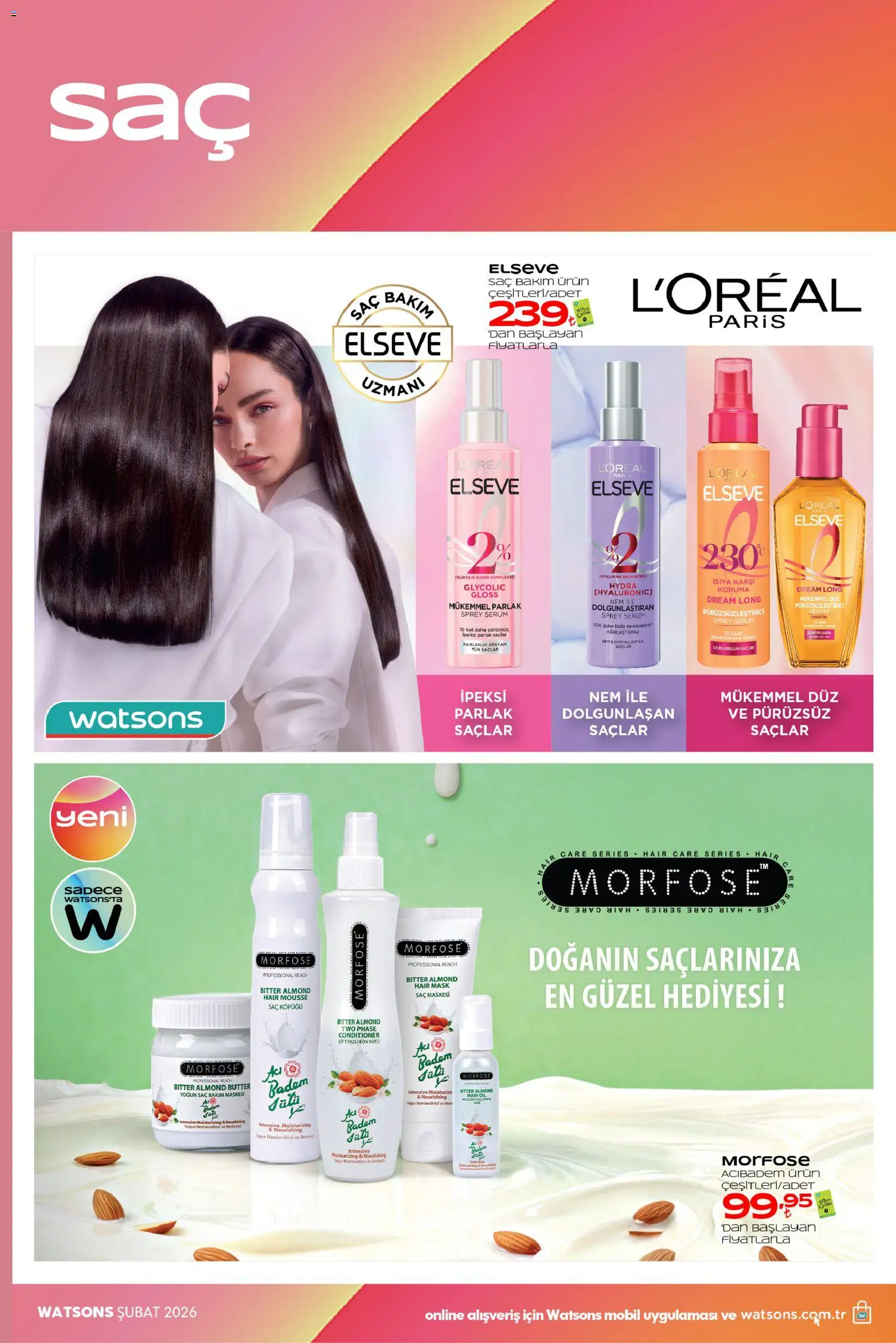 Watsons Katalog - 29.01.2026 tarihinden itibaren geçerlidir | Sayfa: 40 | Ürünler: Saç maskesi, Badem, Saat